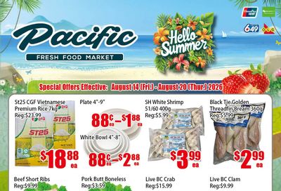 Pacific Fresh Food Market (North York) Flyer August 14 to 20