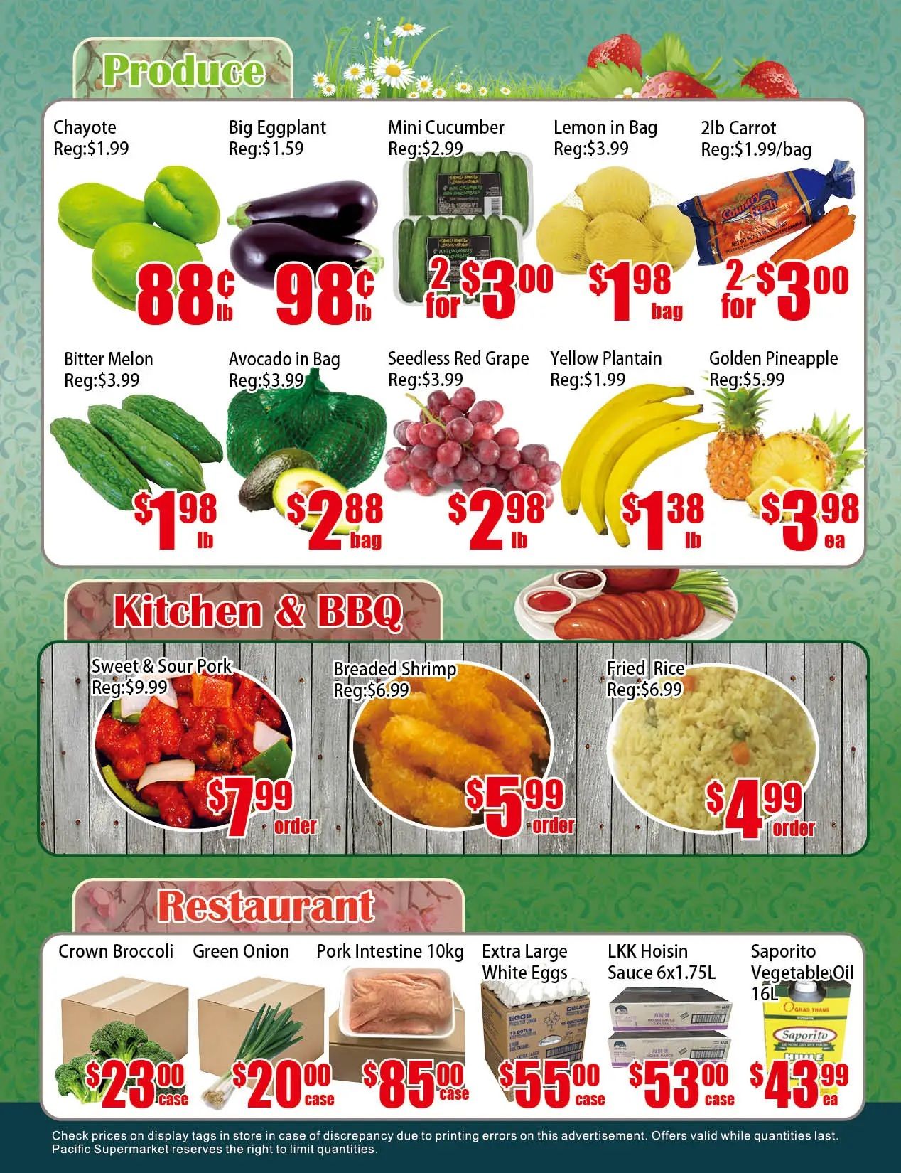 Pacific Fresh Food Market (North York) Flyer August 14 to 20