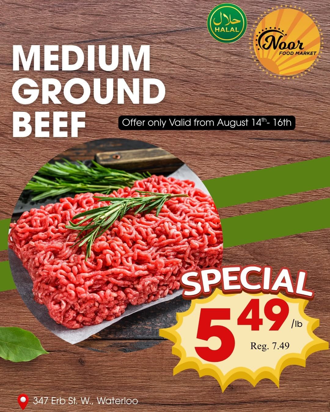 Noor Food Market Flyer August 14 to 20