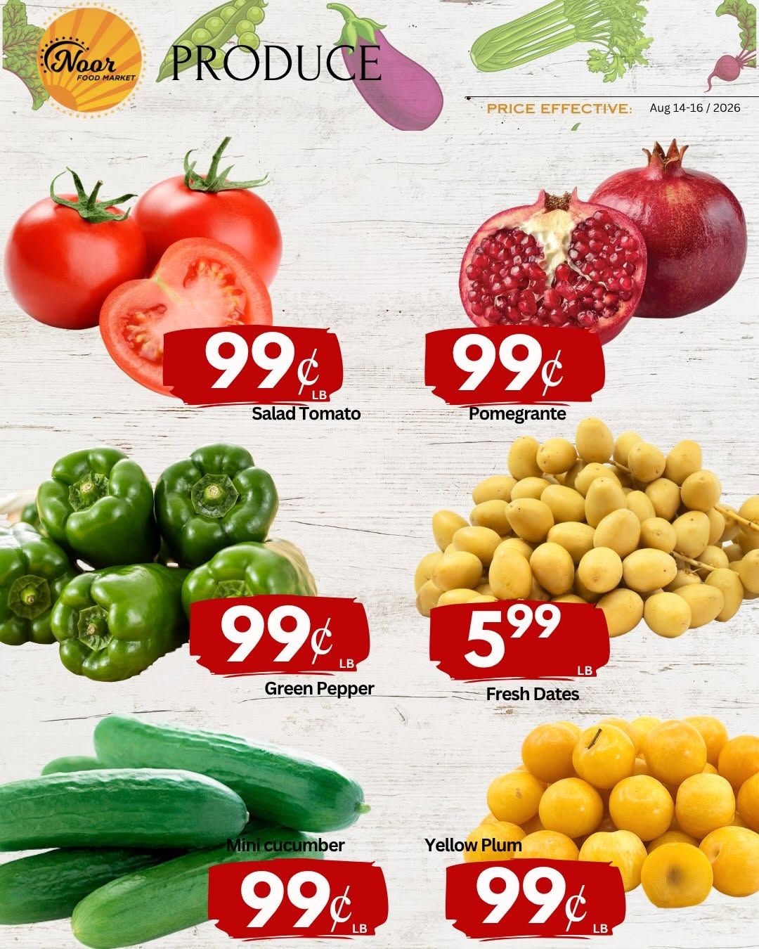Noor Food Market Flyer August 14 to 20