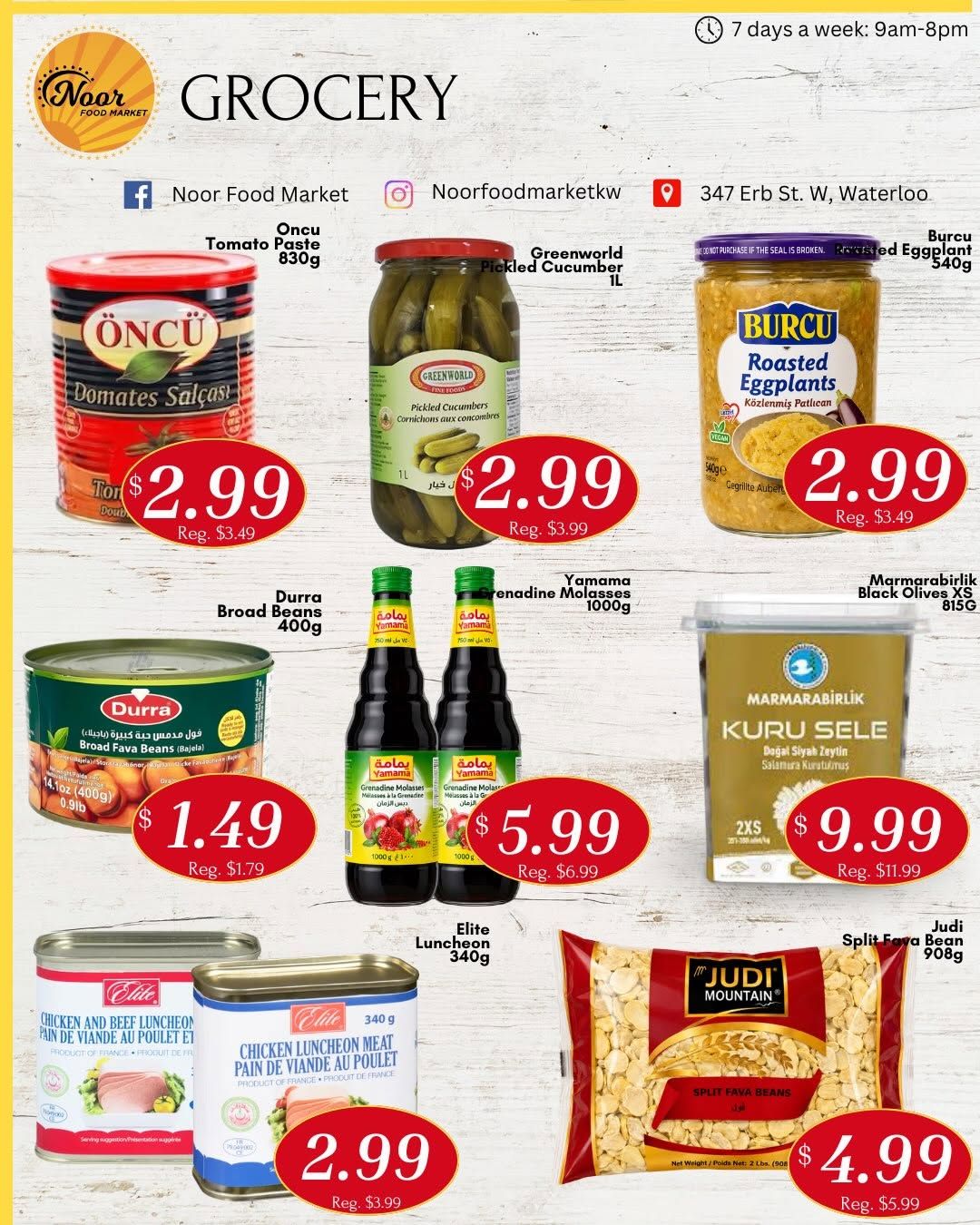 Noor Food Market Flyer August 14 to 20