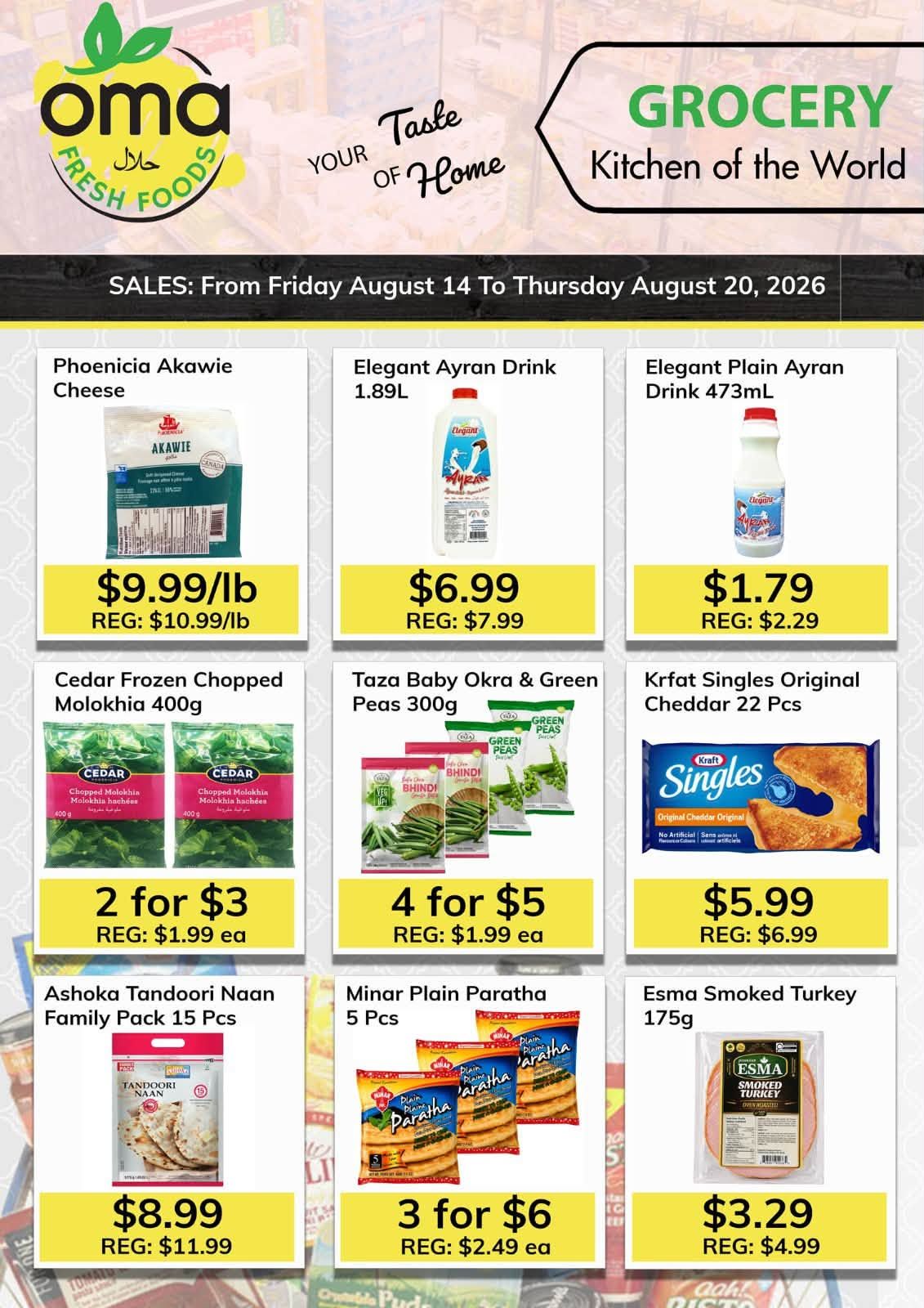 Oma Fresh Foods Flyer August 14 to 20