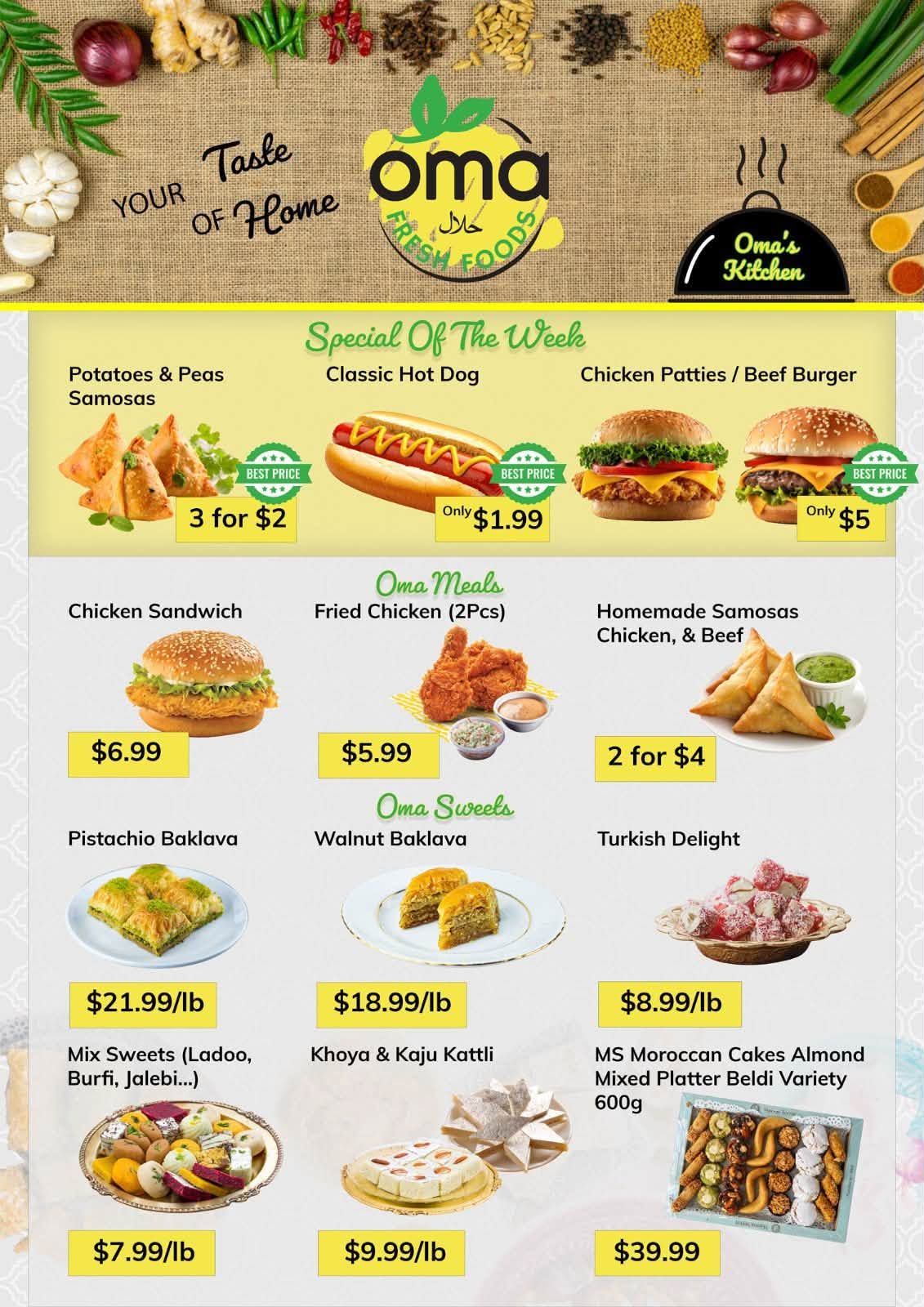 Oma Fresh Foods Flyer August 14 to 20