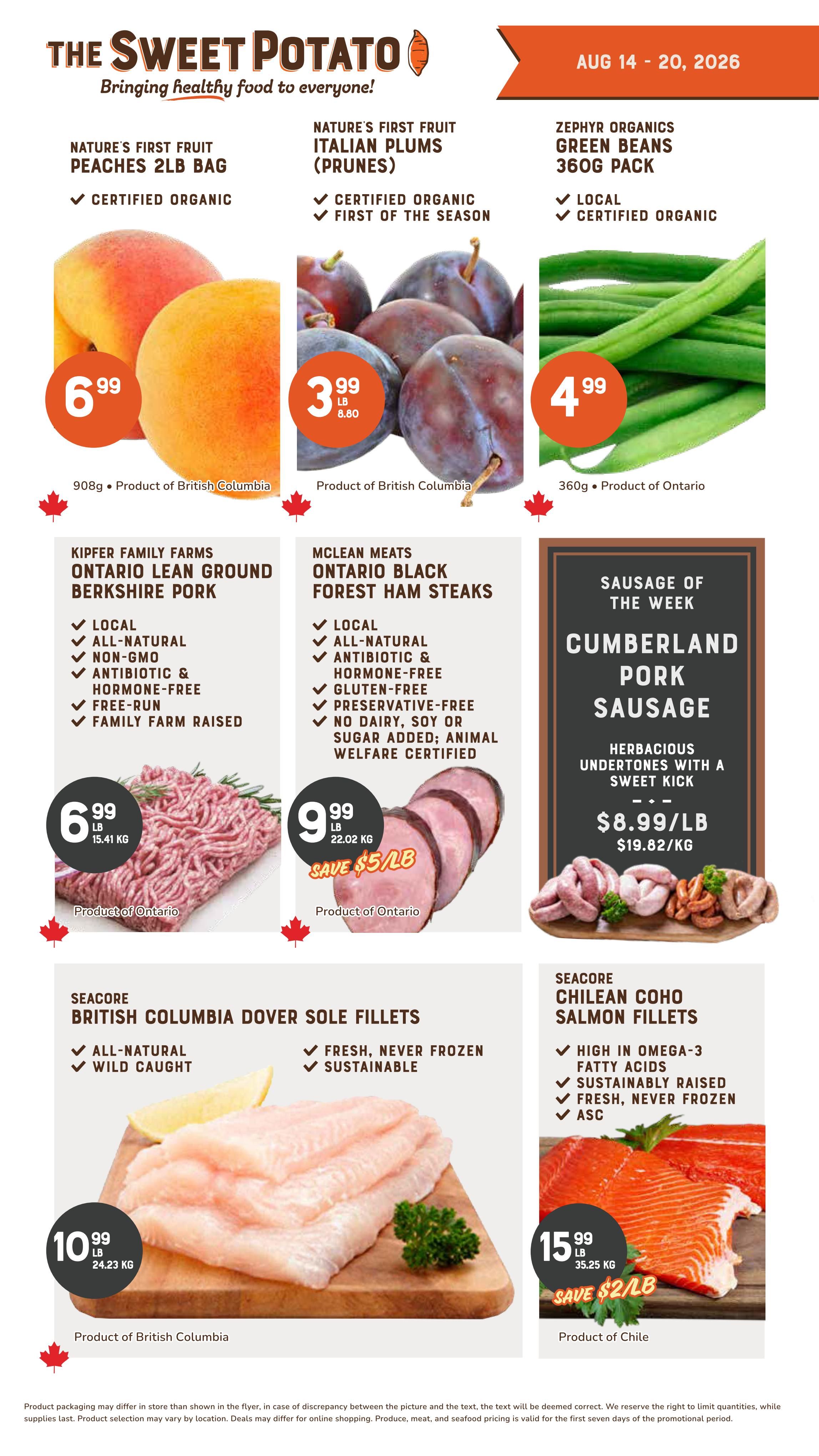 The Sweet Potato Flyer August 14 to 20