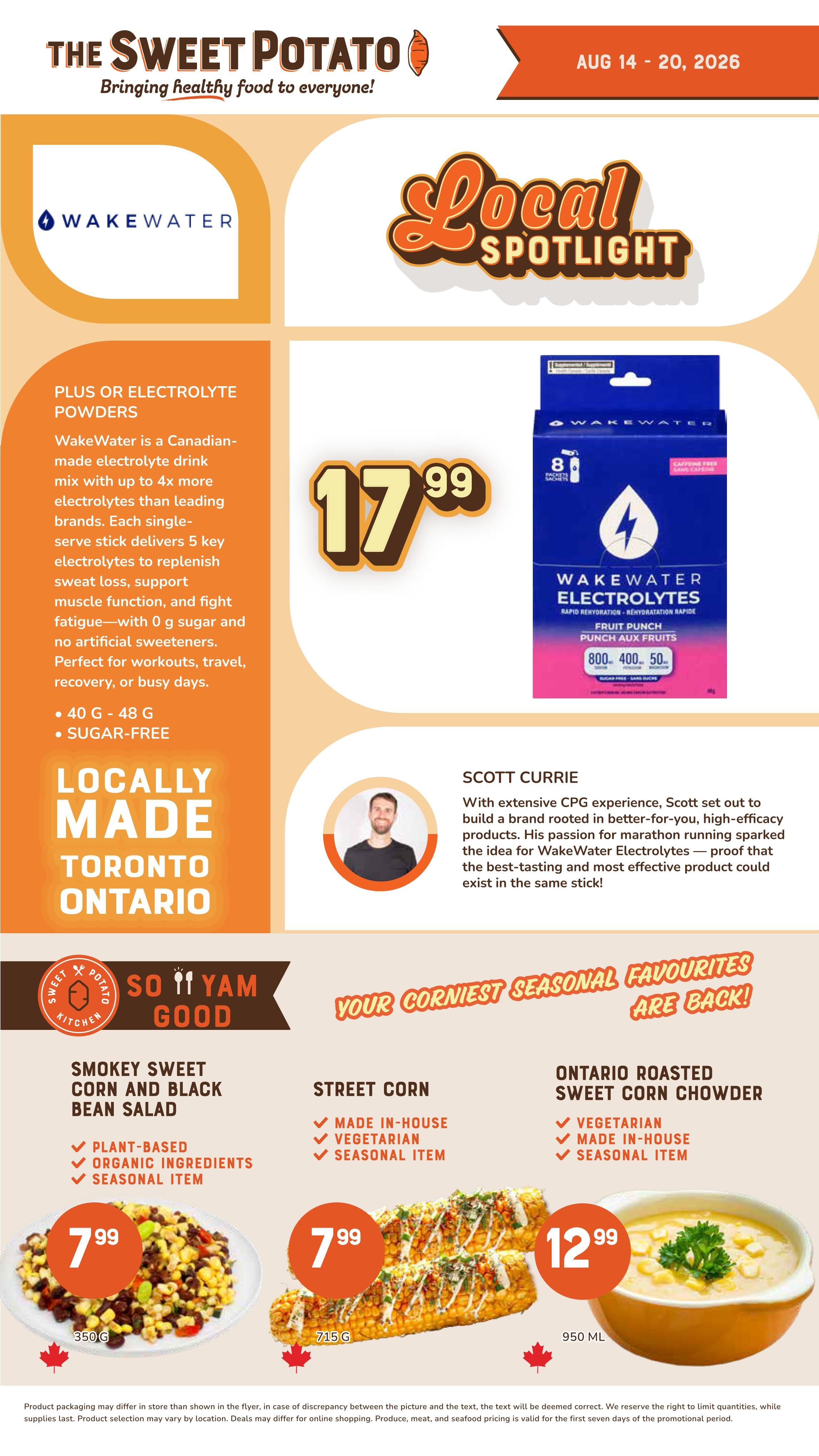 The Sweet Potato Flyer August 14 to 20
