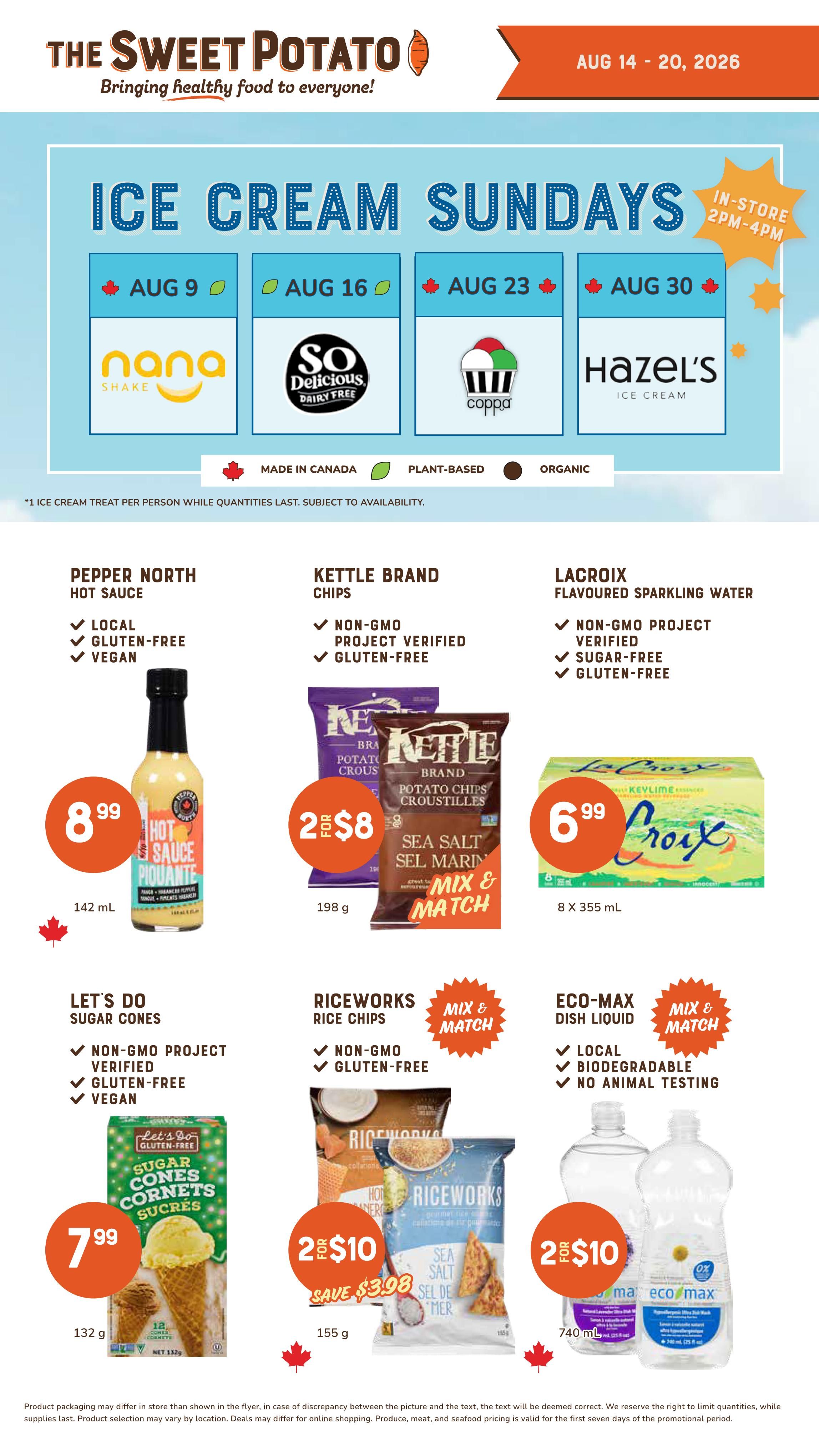 The Sweet Potato Flyer August 14 to 20
