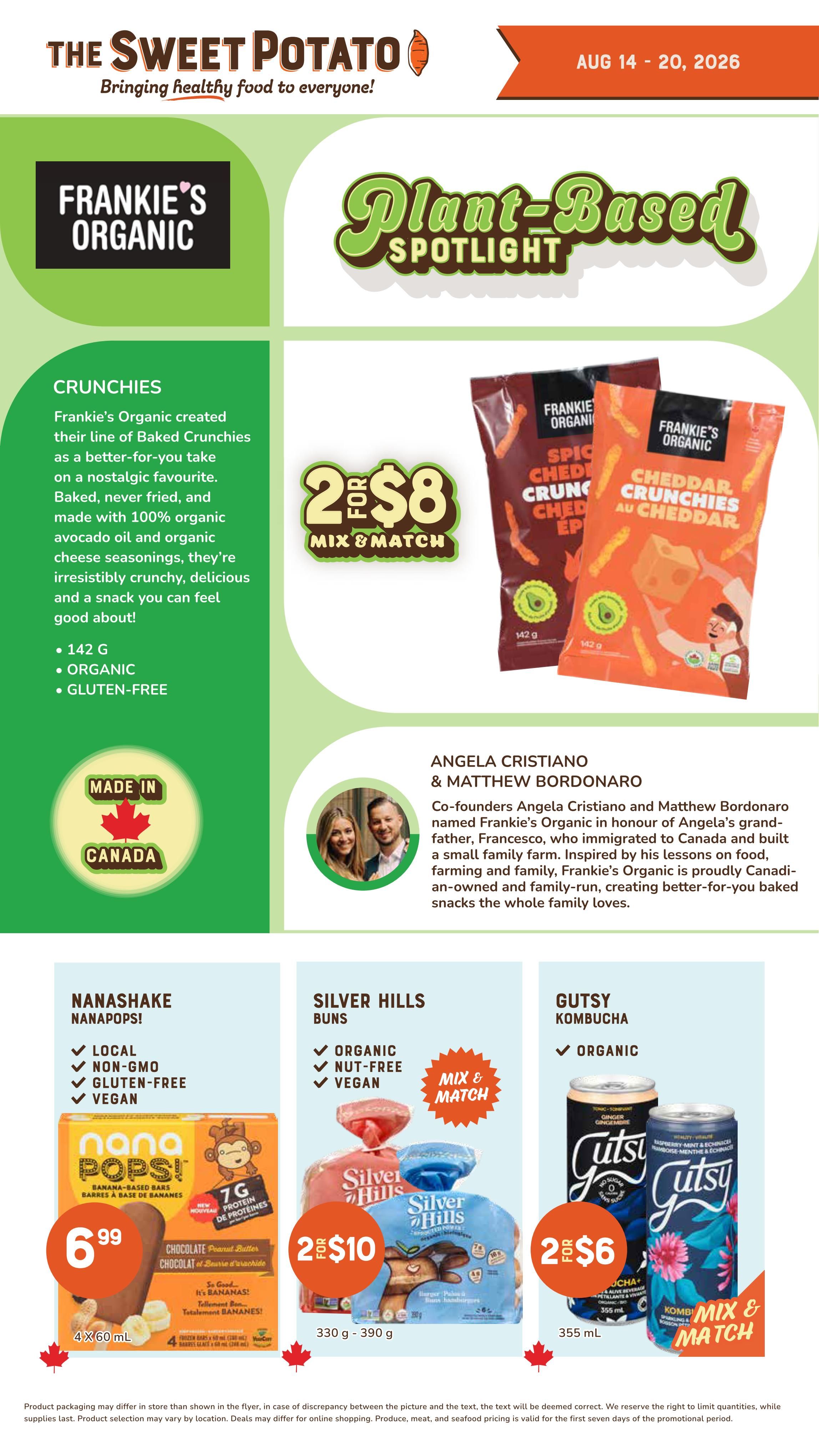 The Sweet Potato Flyer August 14 to 20