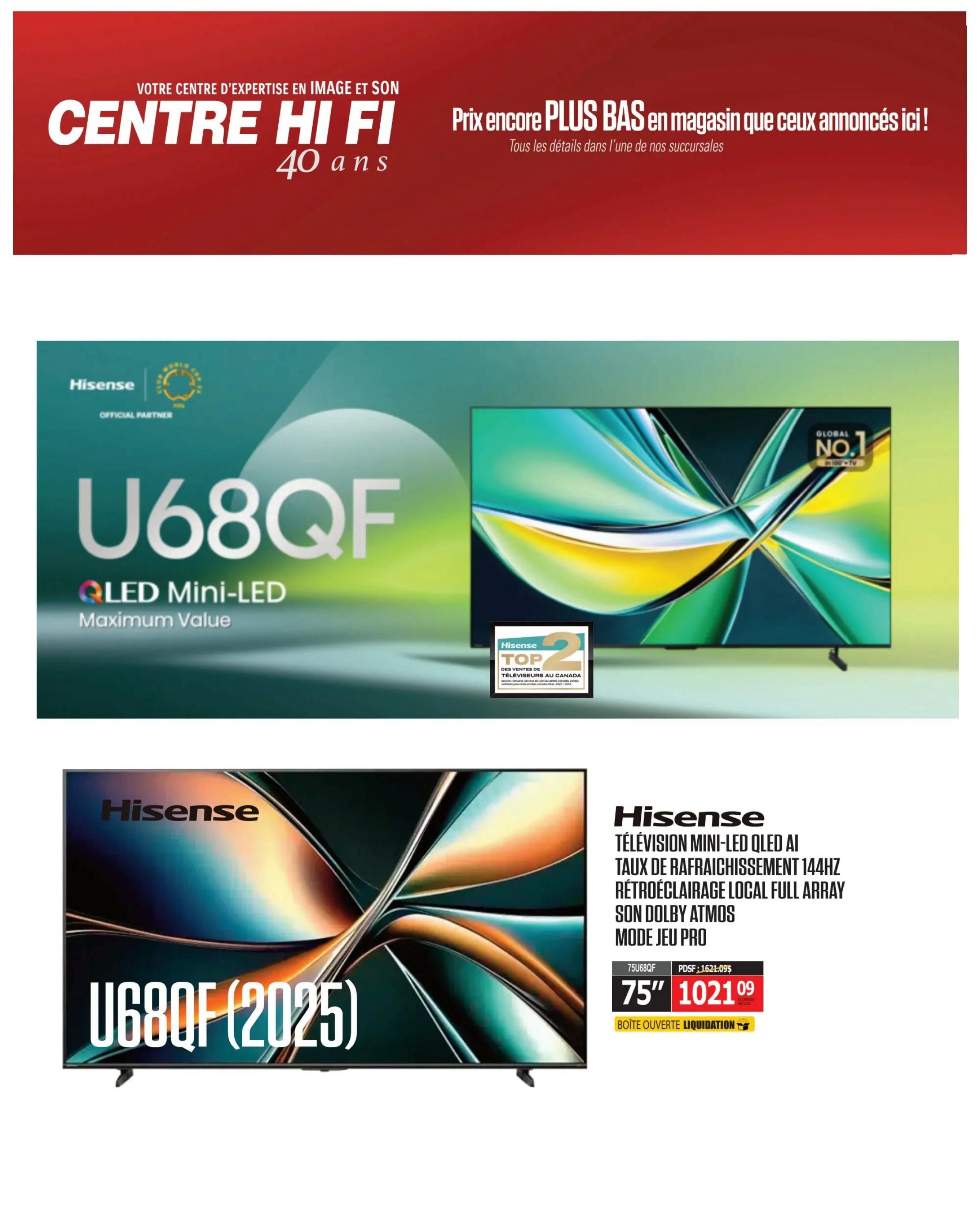 Centre Hi-Fi Flyer August 14 to 20