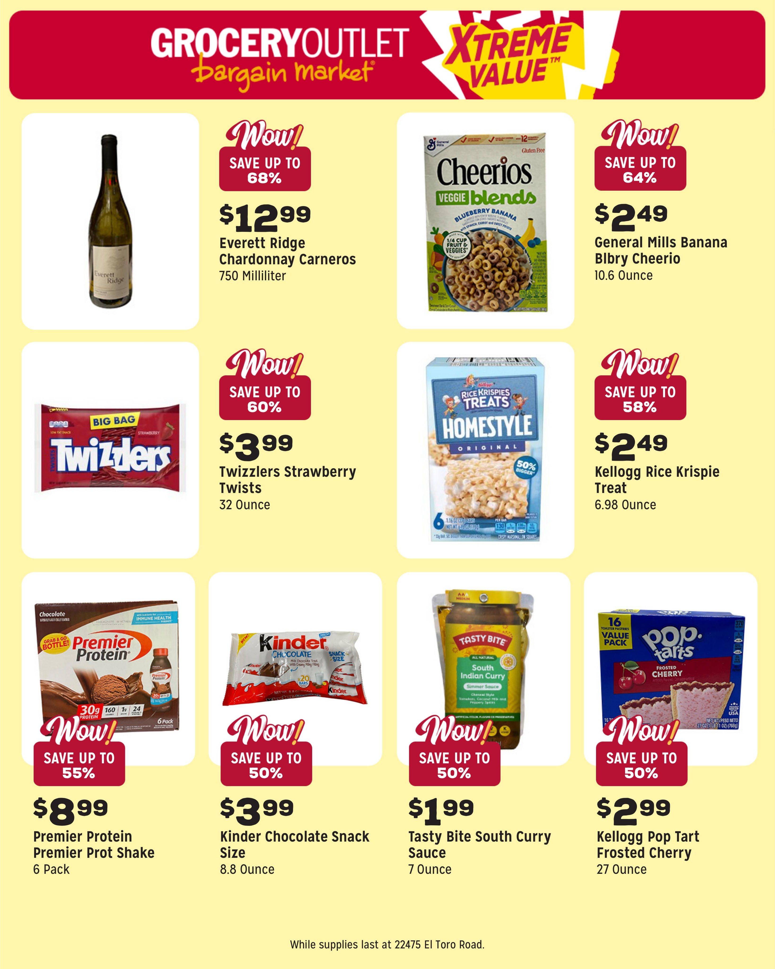 Grocery Outlet (Silverado–Foothill Ranch Area, CA) Weekly Ad August 12 - 18, 2026