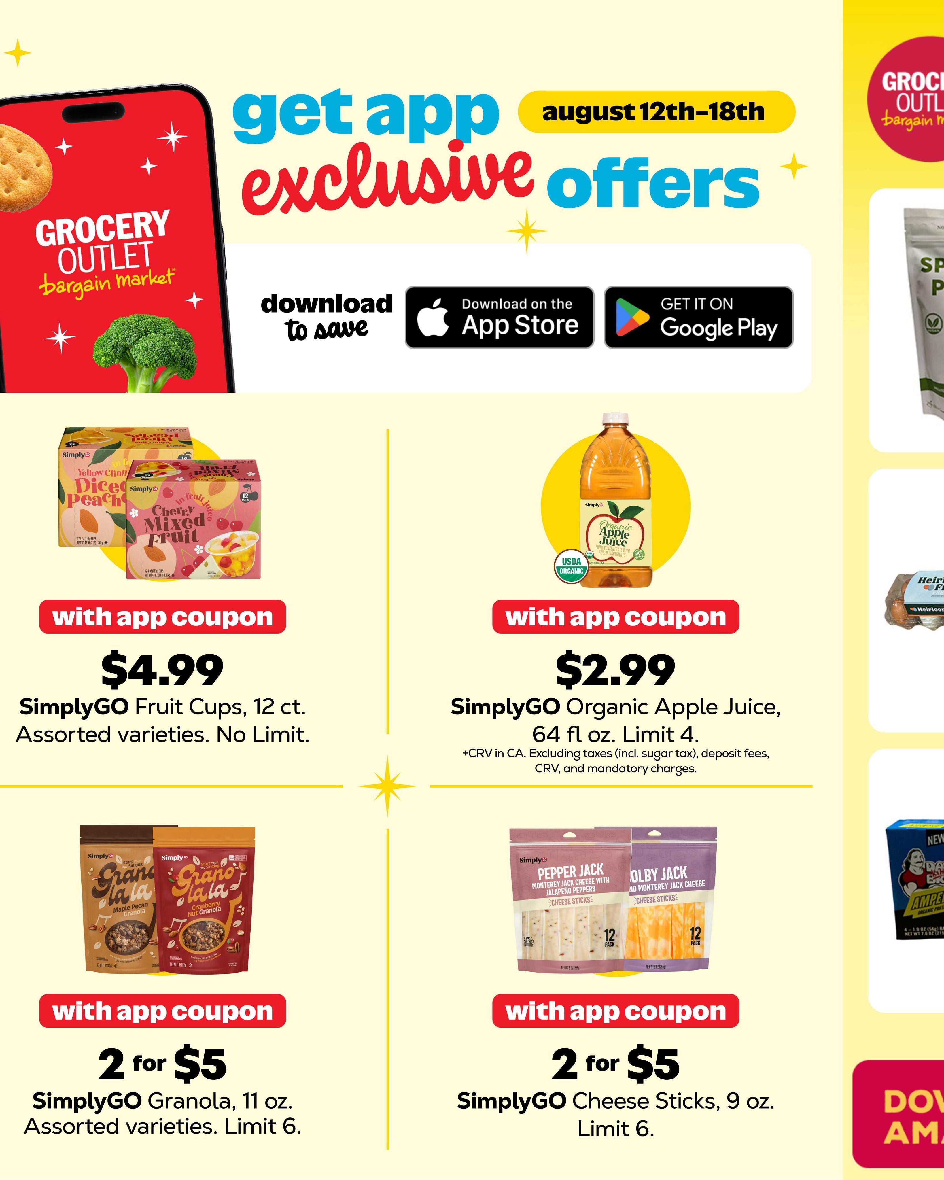 Grocery Outlet (Ontario Area, OR) Weekly Ad August 12 - 18, 2026