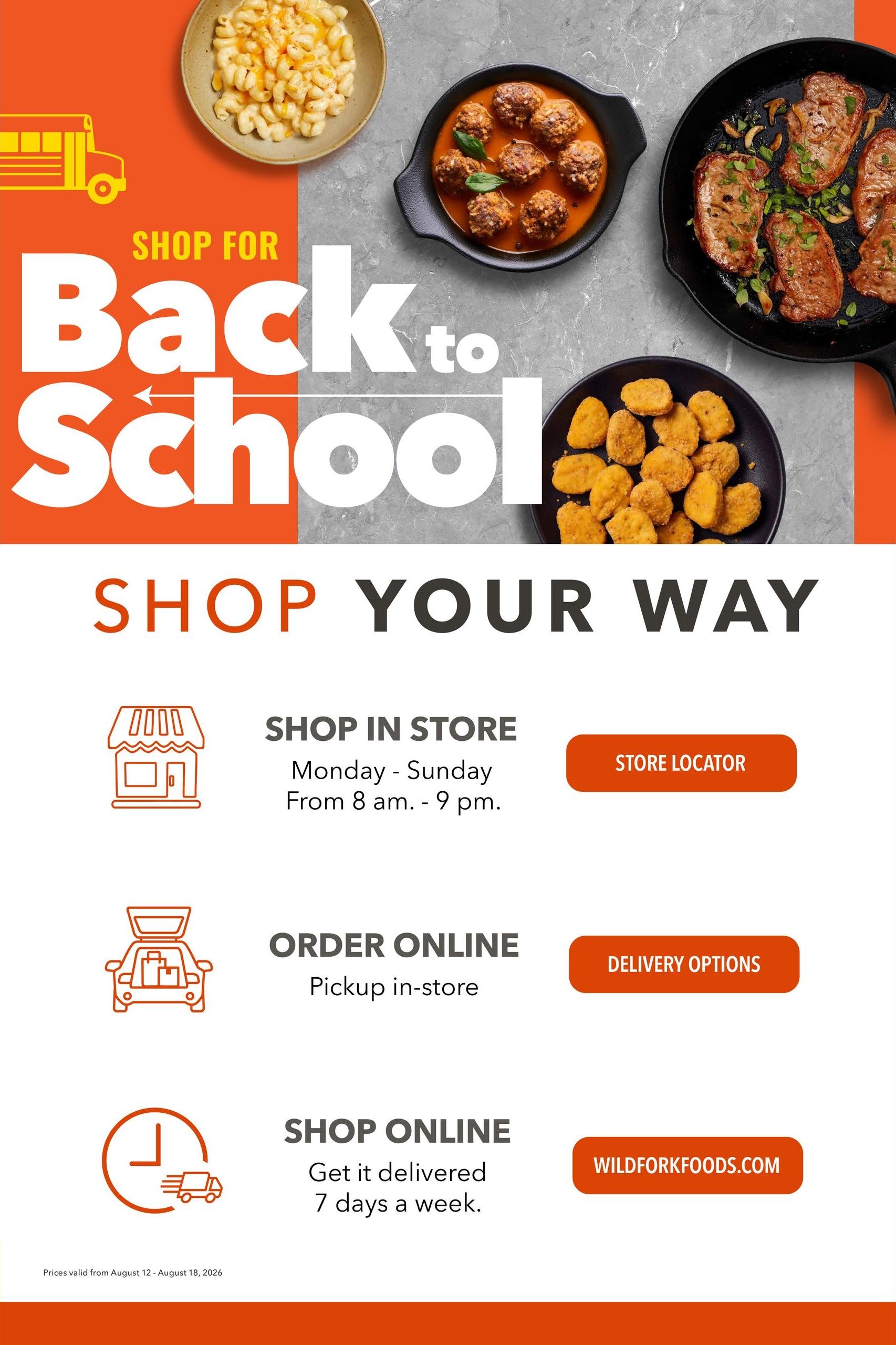 Wild Fork Weekly Ad August 12 - 18, 2026