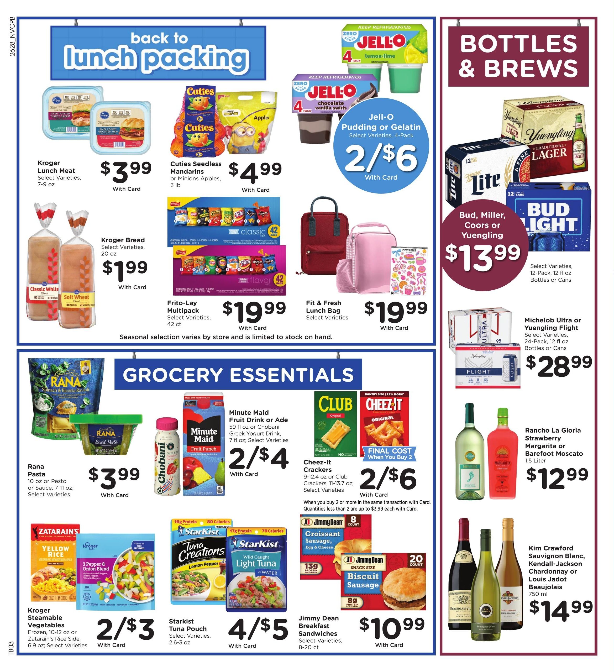 Kroger (Hendersonville–Rockvale Area, TN) Weekly Ad August 12 - 18, 2026