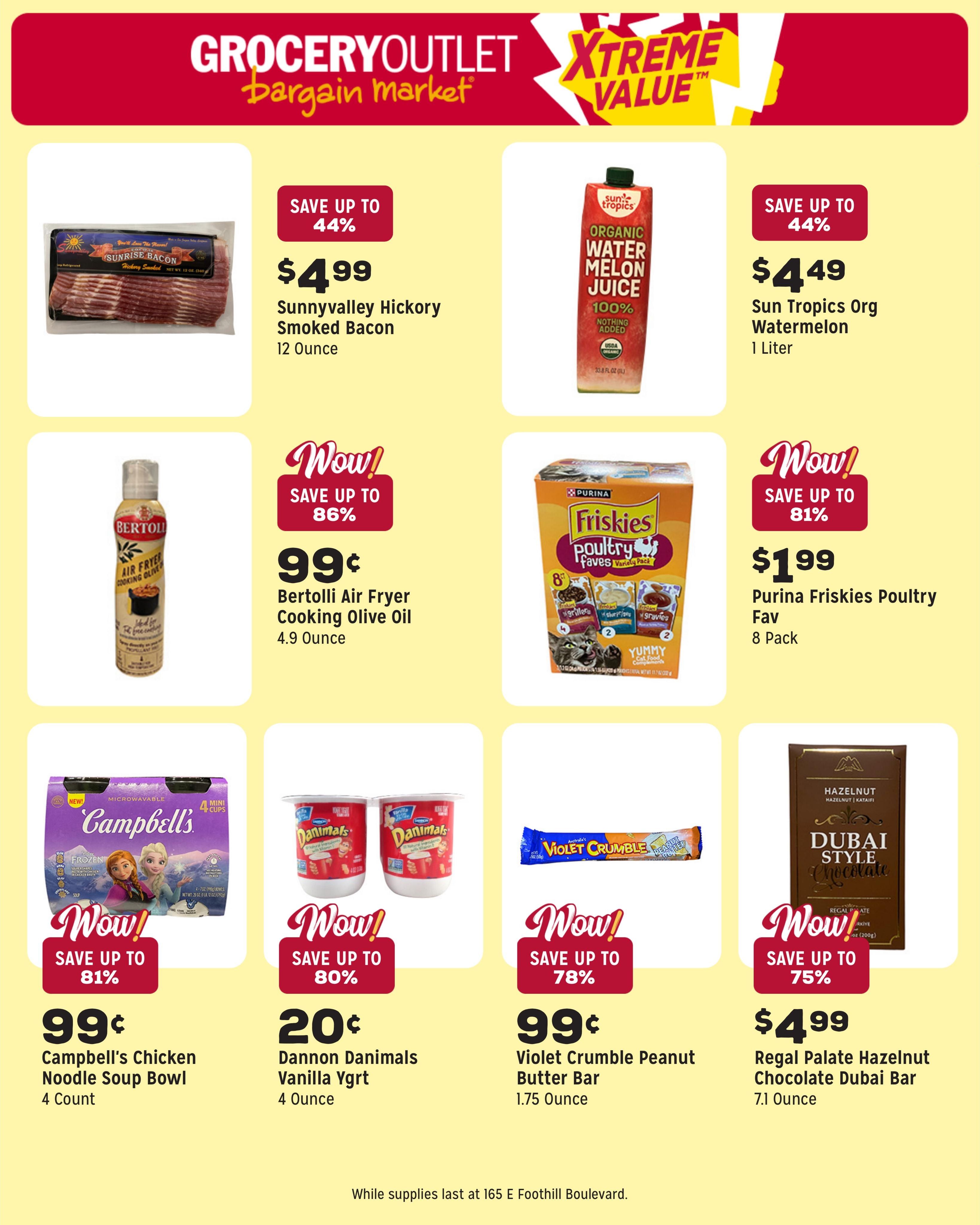 Grocery Outlet (Arcadia Area, CA) Weekly Ad August 12 - 18, 2026