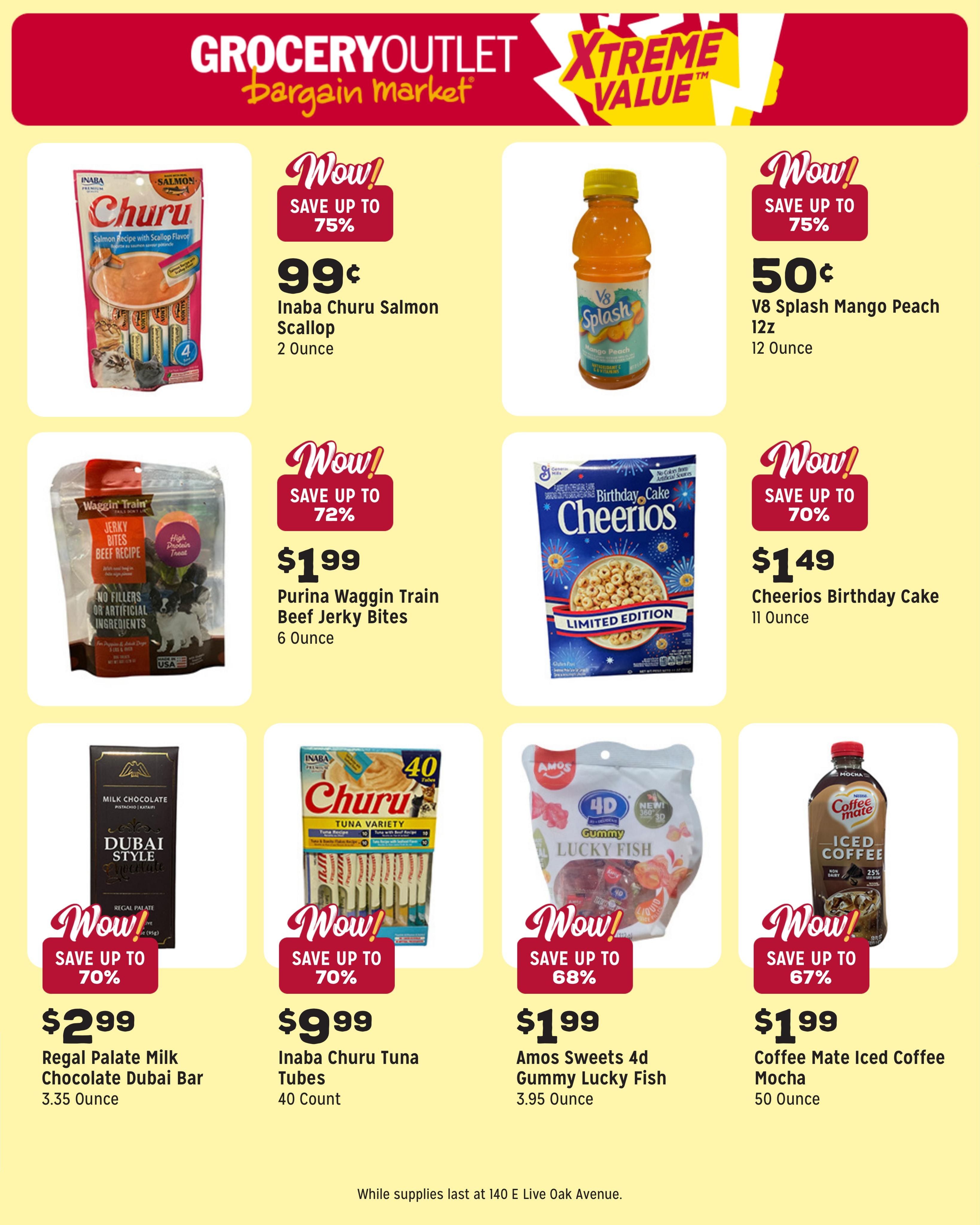 Grocery Outlet (Monrovia Area, CA) Weekly Ad August 12 - 18, 2026