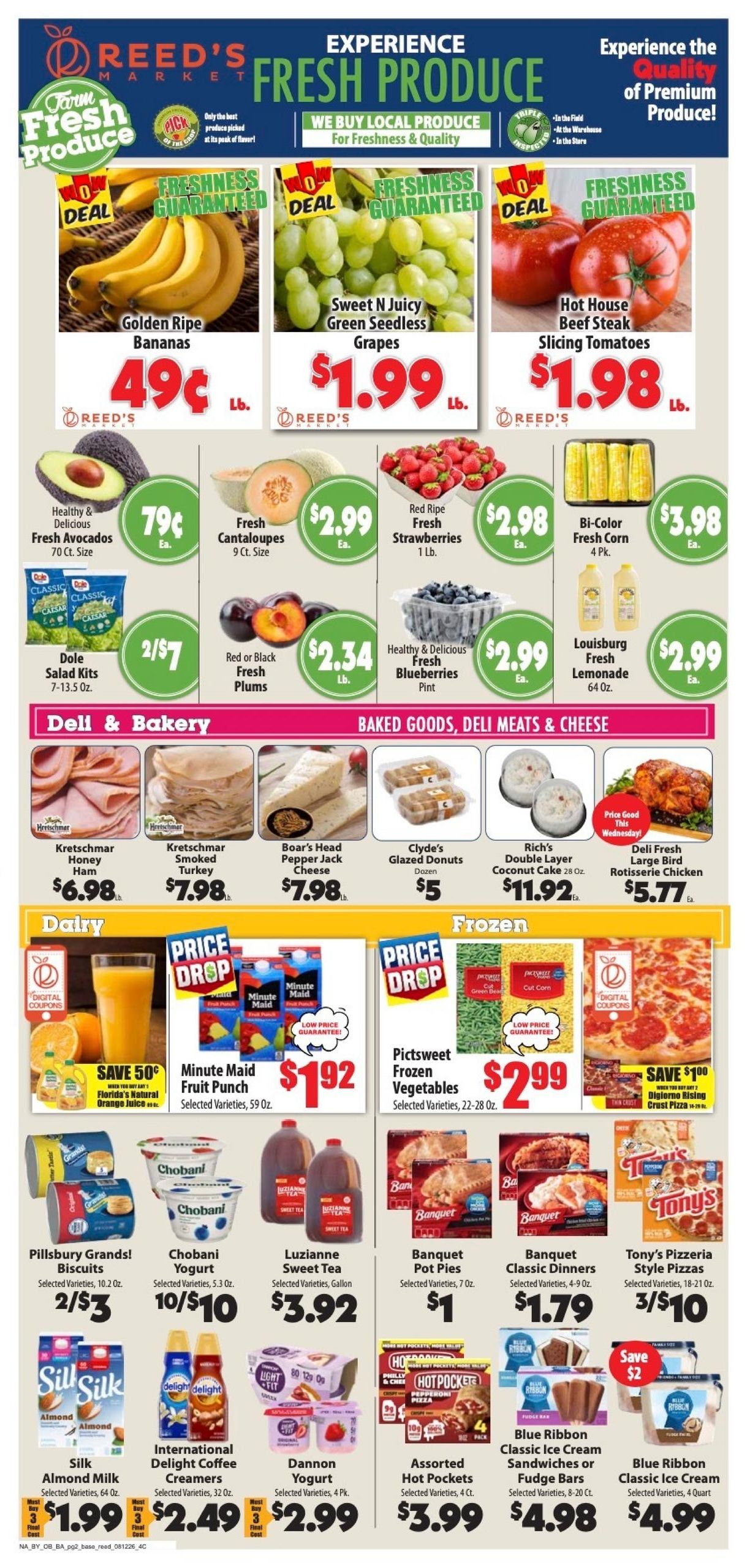 Reed's Piggly Wiggly (saveatthepig) Weekly Ad August 12 - 18, 2026