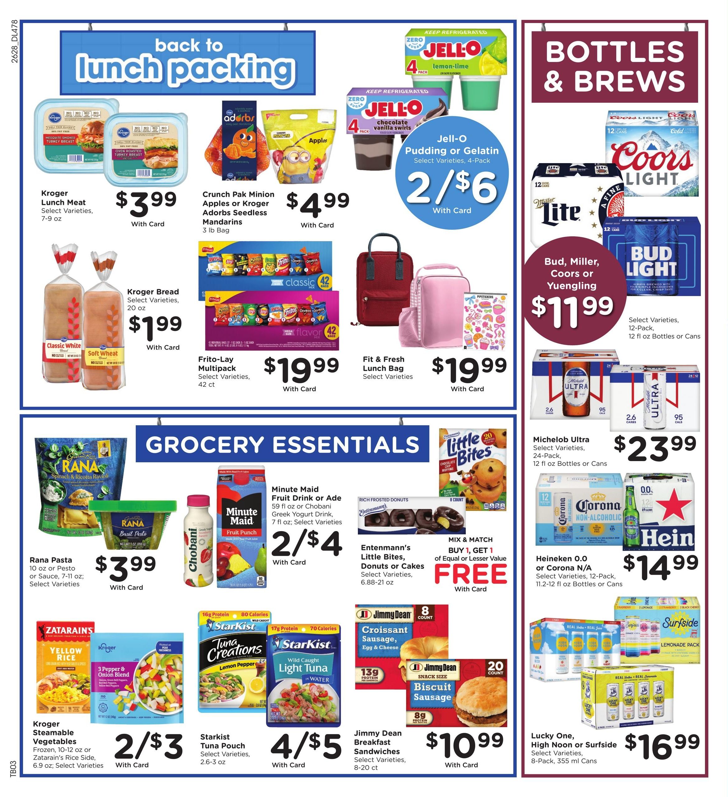 Kroger (Byhalia–Mount Pleasant Area, MS) Weekly Ad August 12 - 18, 2026