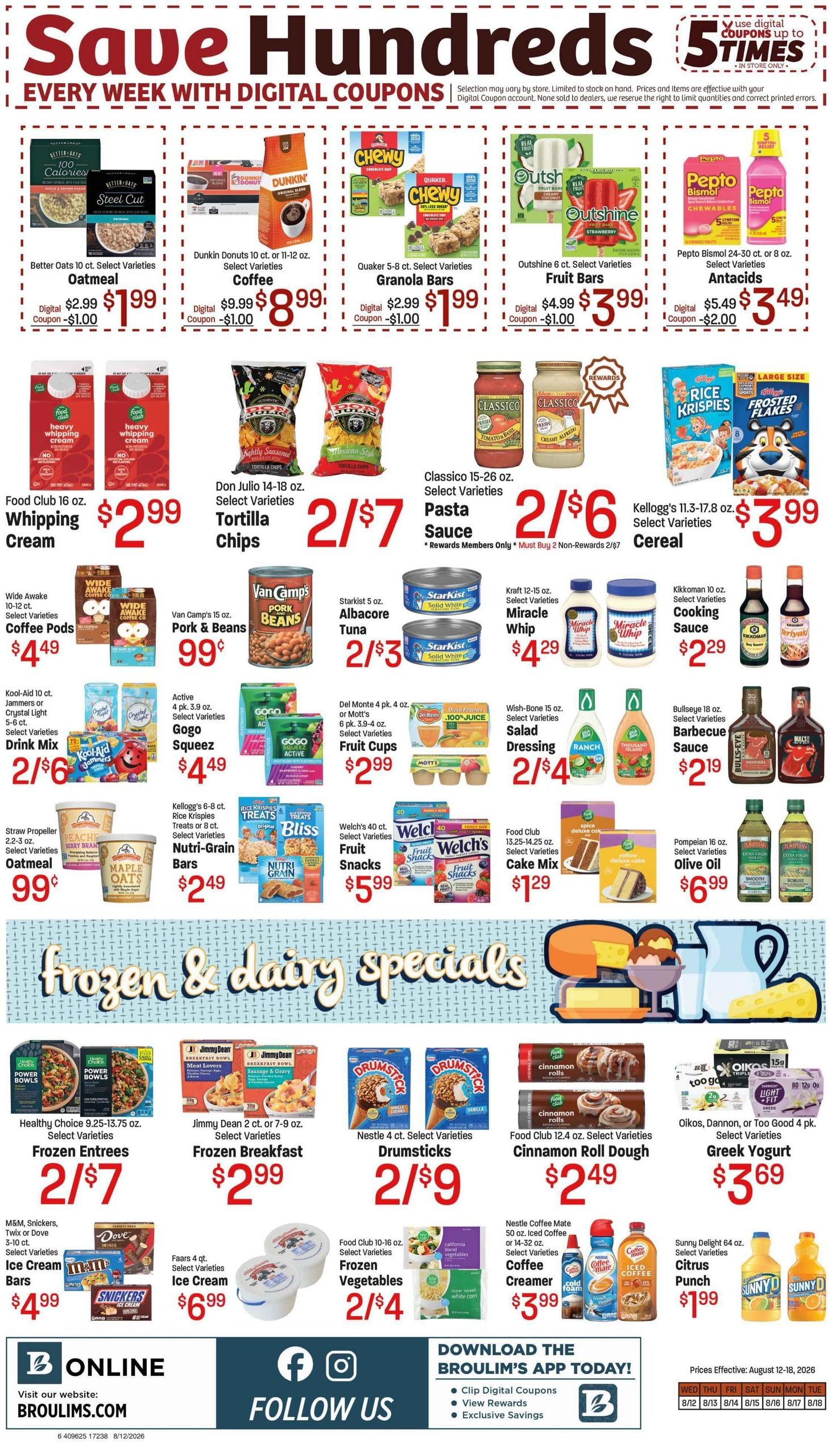 Broulim's (Afton Area, WY) Weekly Ad August 12 - 18, 2026