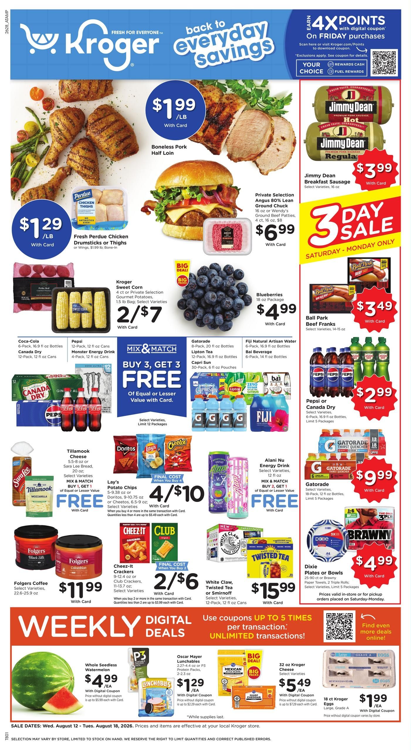 Kroger (Helen Area, GA) Weekly Ad August 12 - 18, 2026