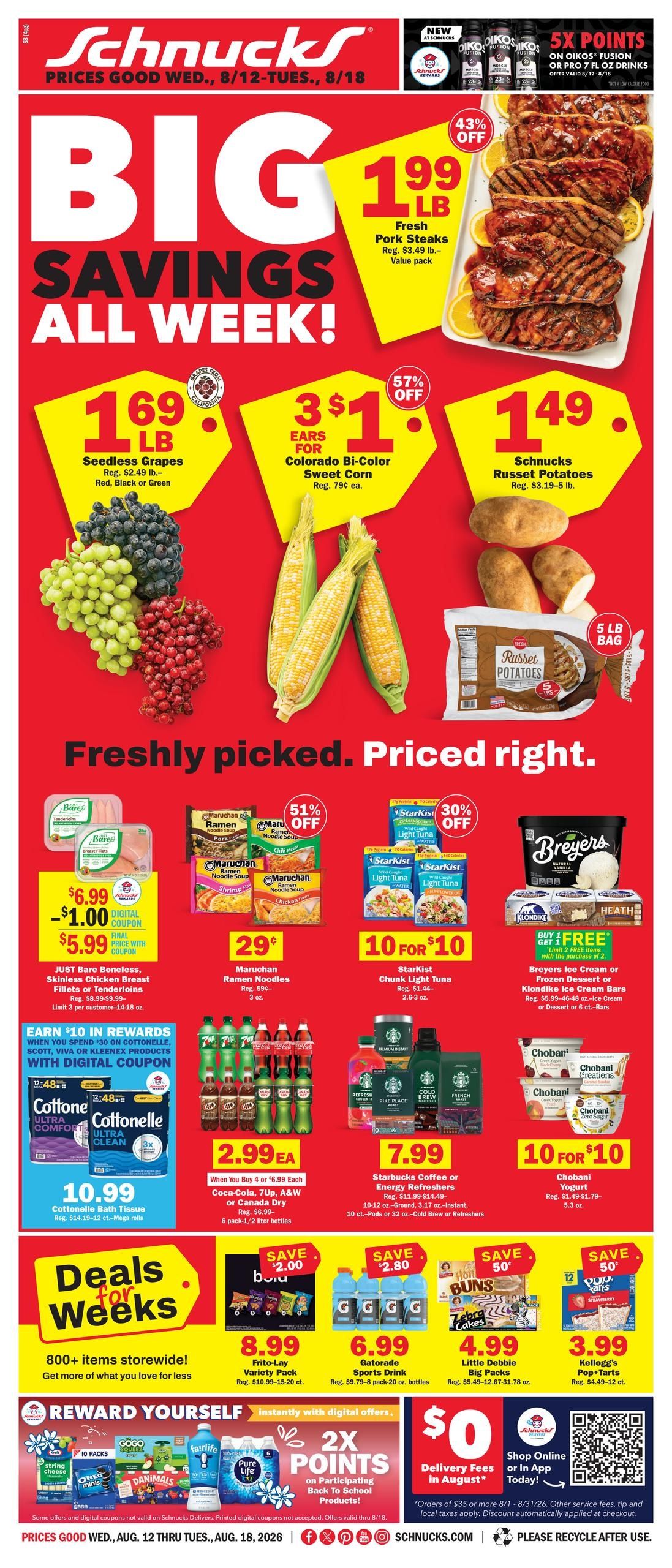 Schnucks Weekly Print Weekly Ad August 12 - 18, 2026