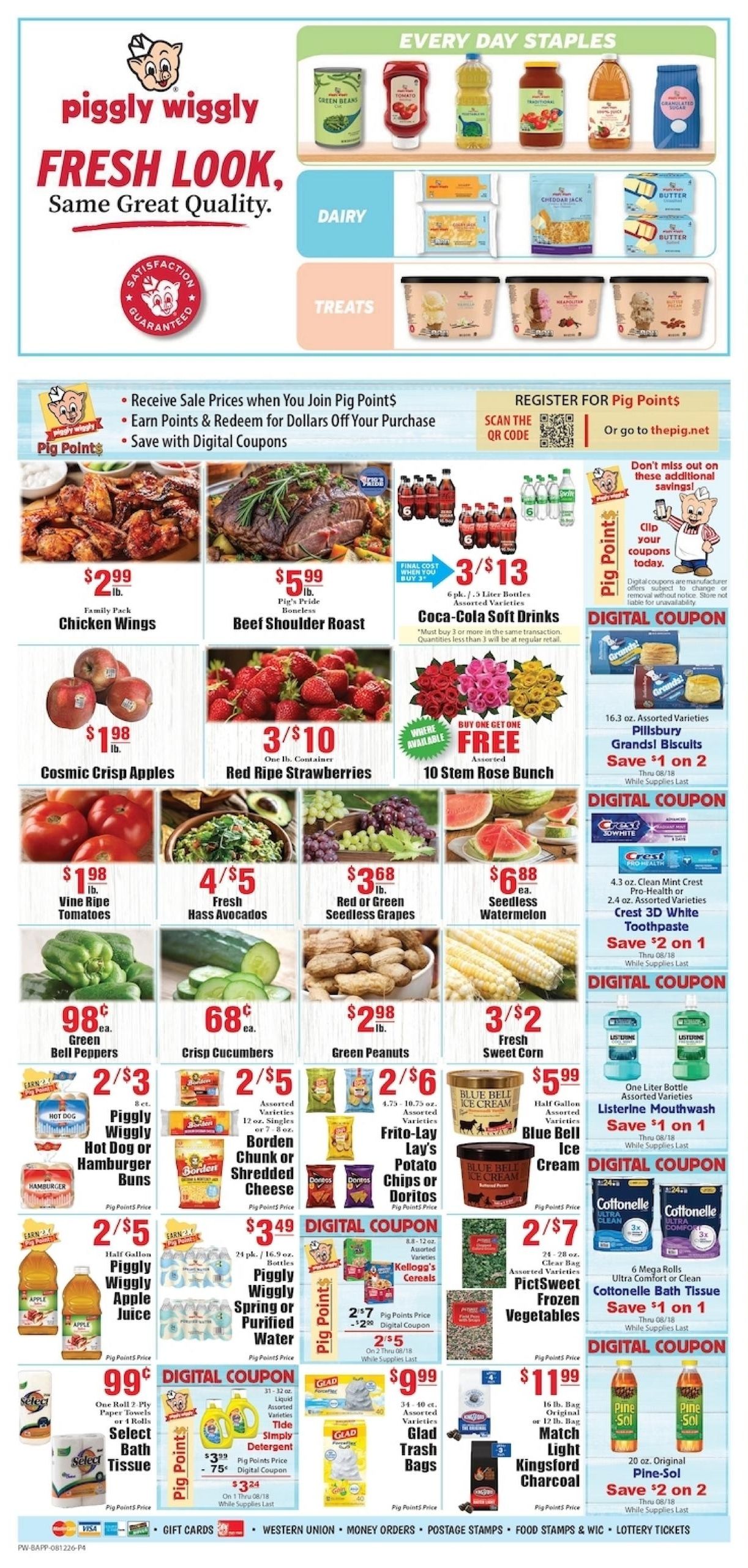 Piggly Wiggly (Claxton Area, GA) Weekly Ad August 12 - 18, 2026