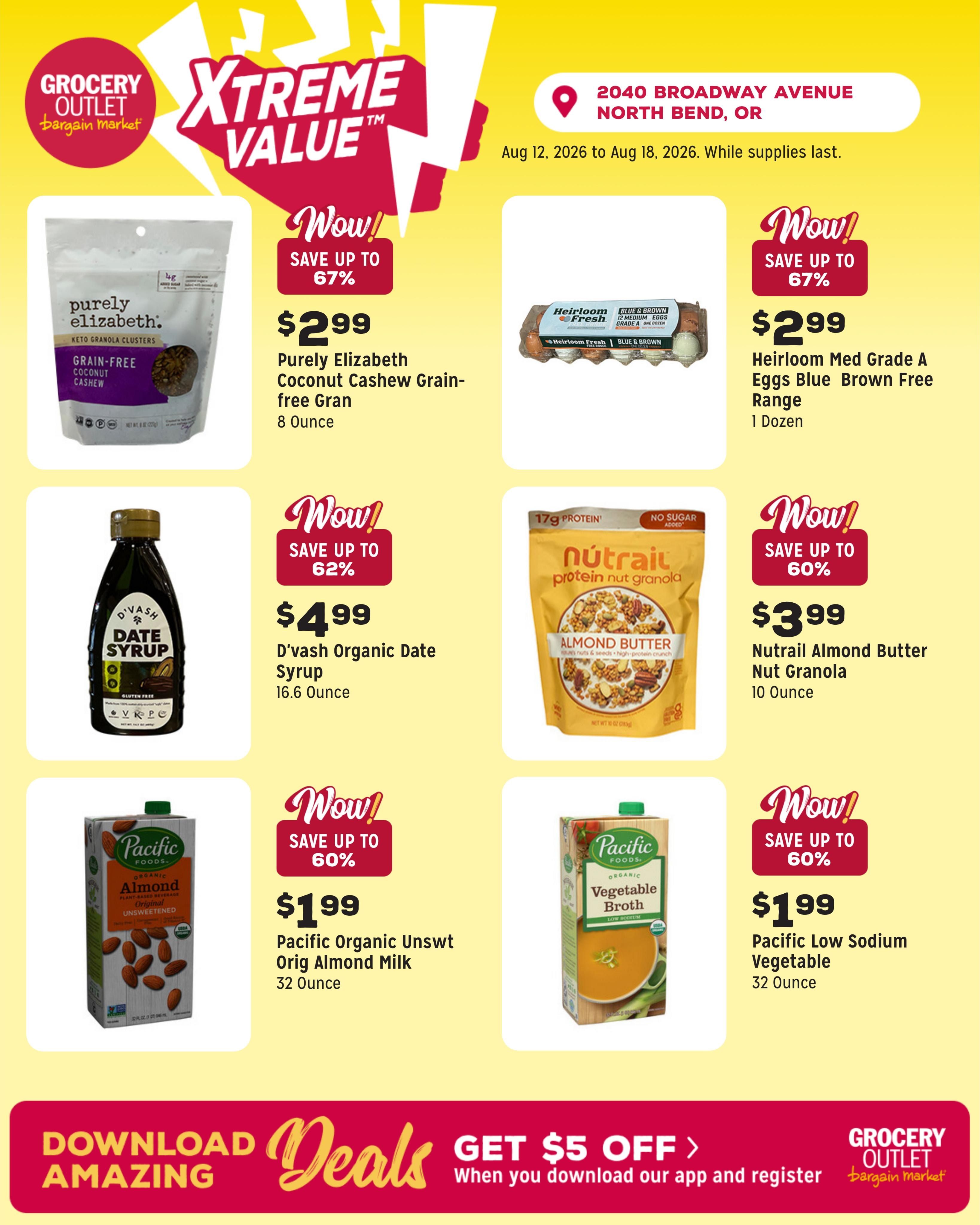 Grocery Outlet (Coos Bay Area, OR) Weekly Ad August 12 - 18, 2026