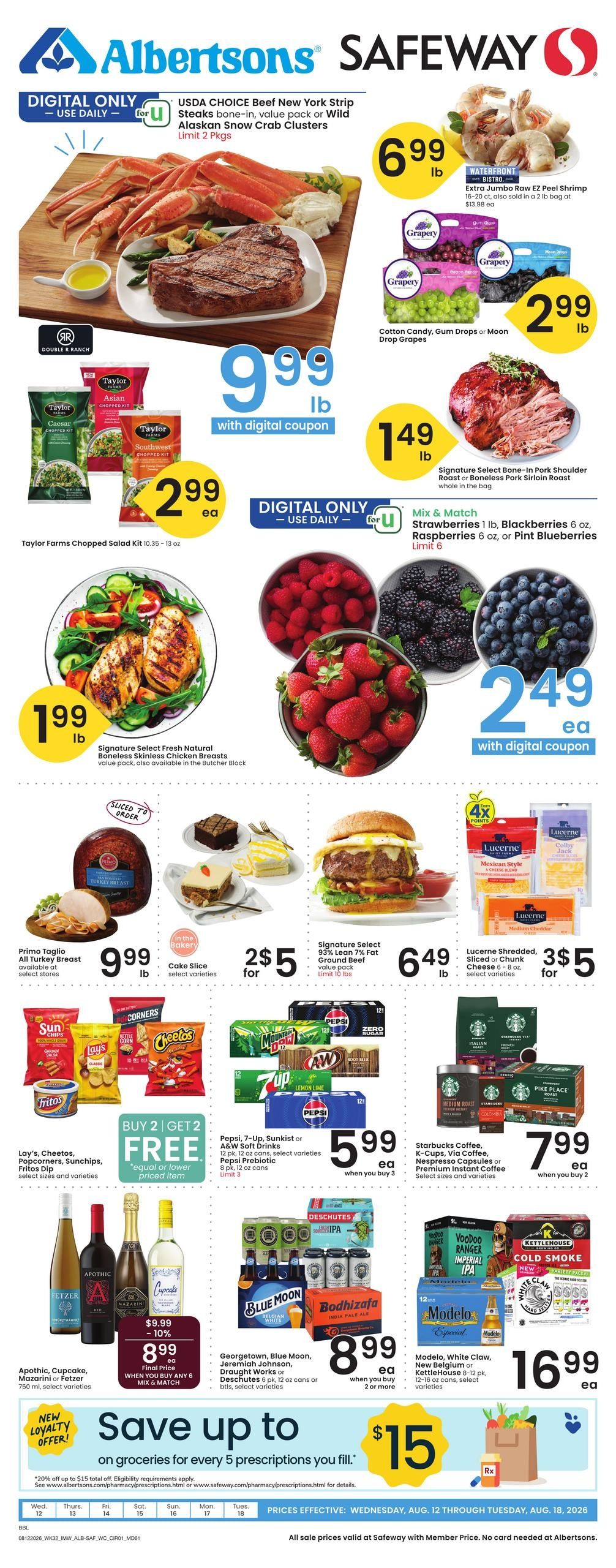 Safeway (Bozeman Area, MT) Weekly Ad August 12 - 18, 2026
