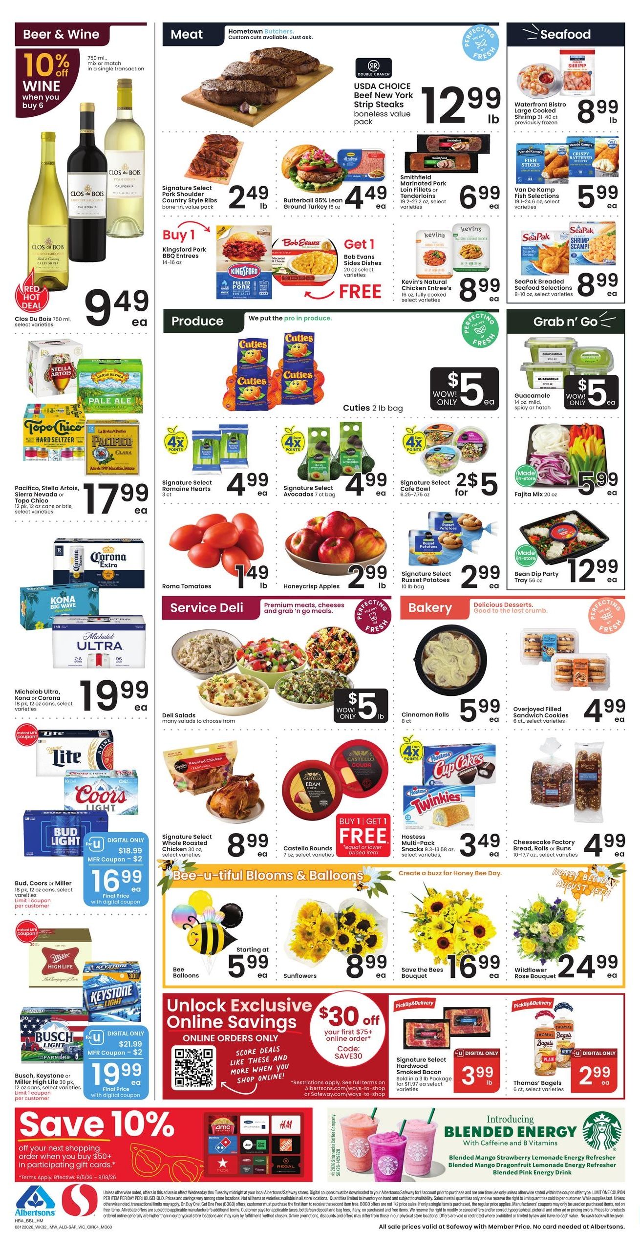 Safeway (Bozeman Area, MT) Weekly Ad August 12 - 18, 2026