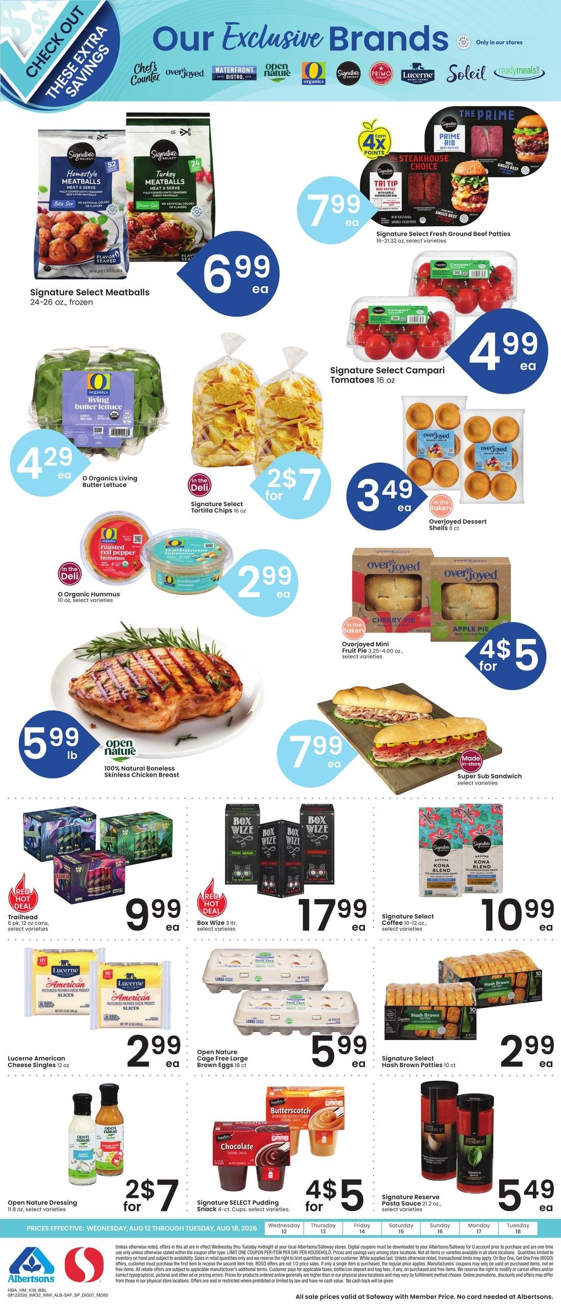 Safeway (Bozeman Area, MT) Weekly Ad August 12 - 18, 2026