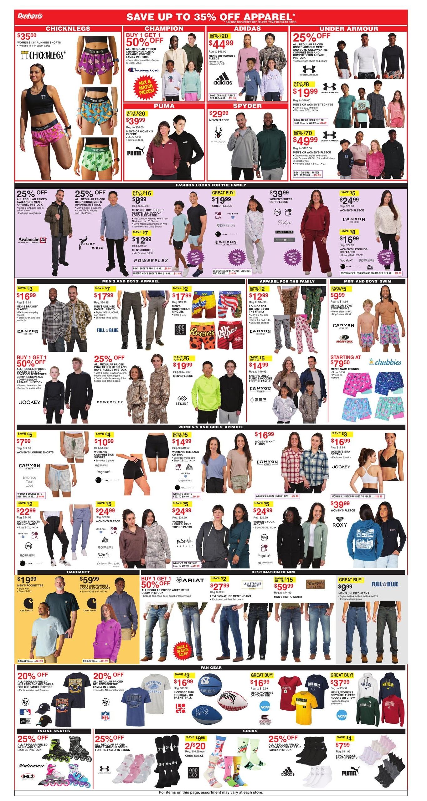 Dunham's Sports (Dayton Area, OH) Weekly Ad August 15 - 20, 2026