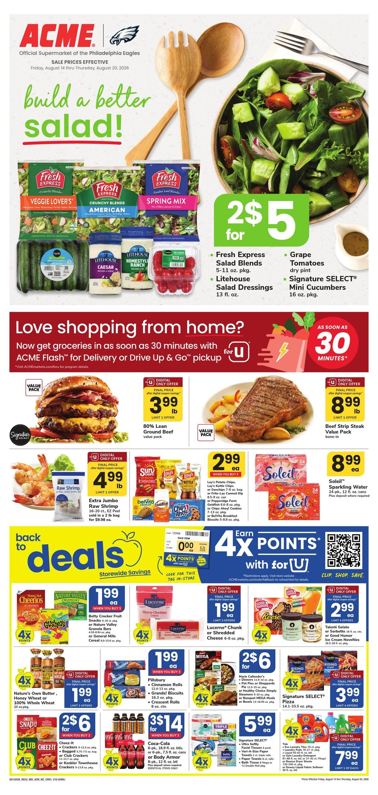 Acme Markets (Margate City Area, NJ) Weekly Ad August 14 - 20, 2026