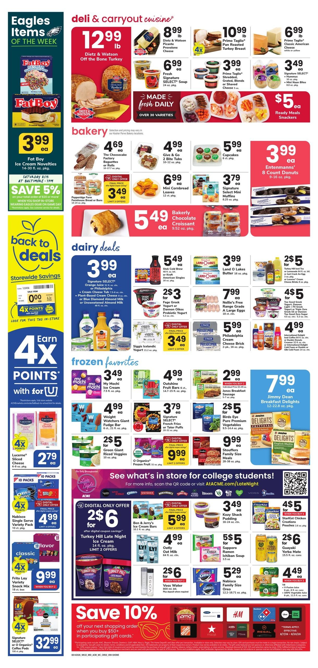 Acme Markets (Margate City Area, NJ) Weekly Ad August 14 - 20, 2026