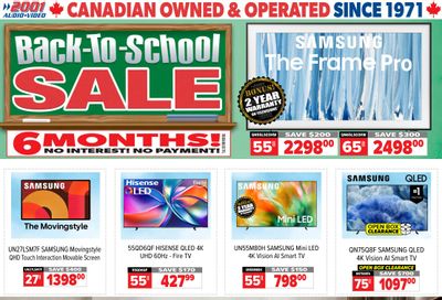 2001 Audio Video Flyer August 14 to 20 