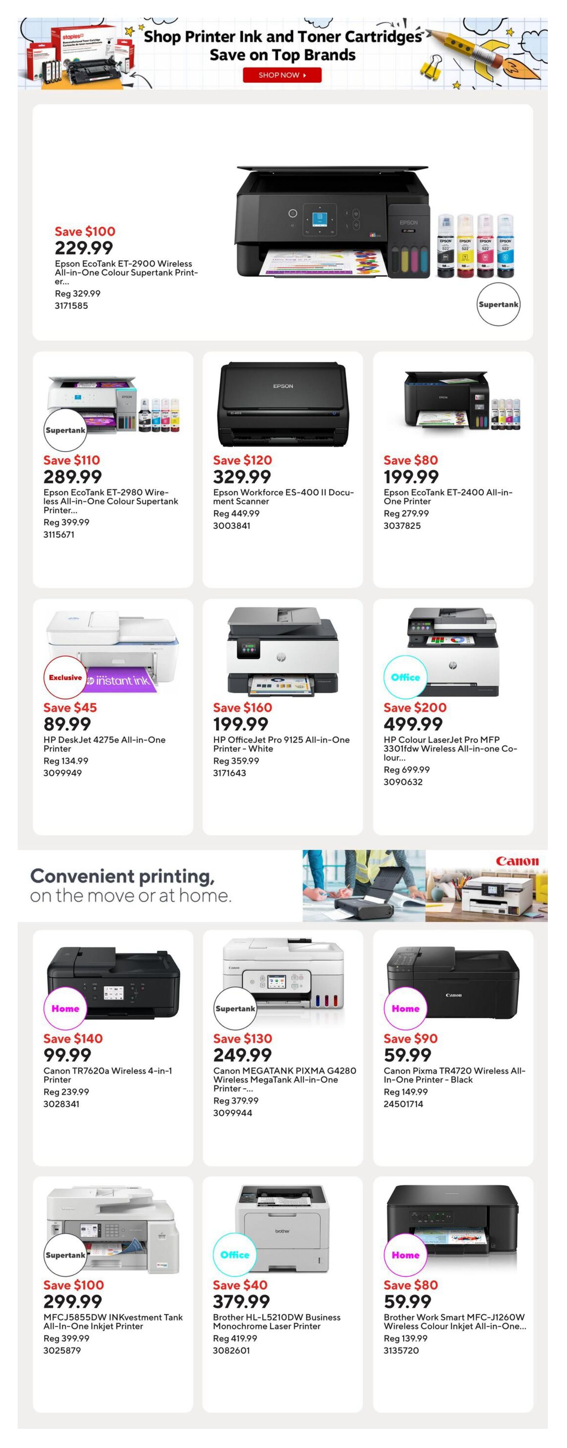 Staples Flyer August 14 to 20