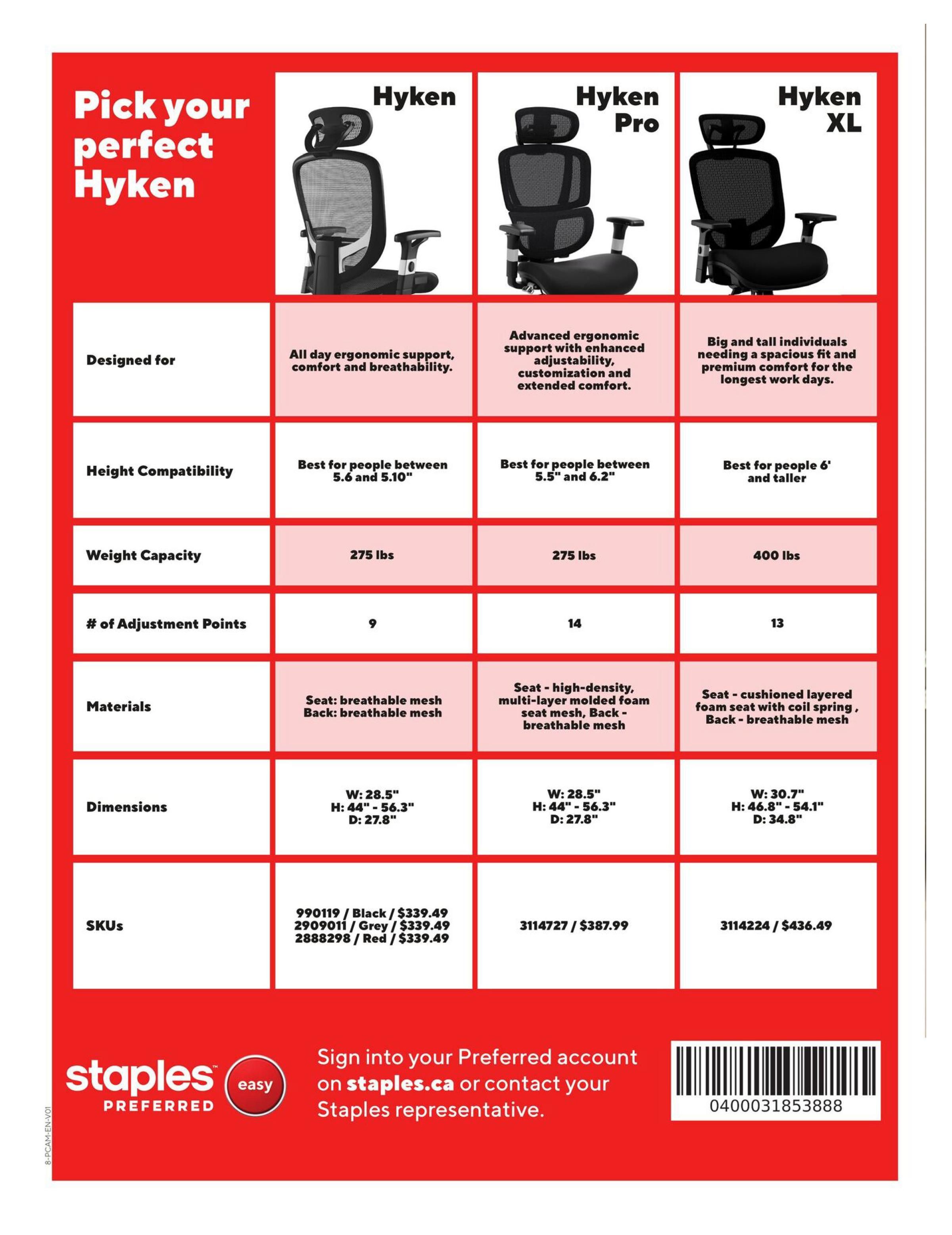 Staples 2026/2027 Furniture Guide August 14 to July 27
