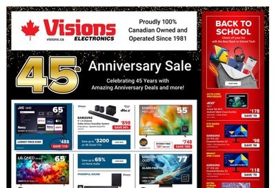 Visions Electronics Flyer August 14 to 20
