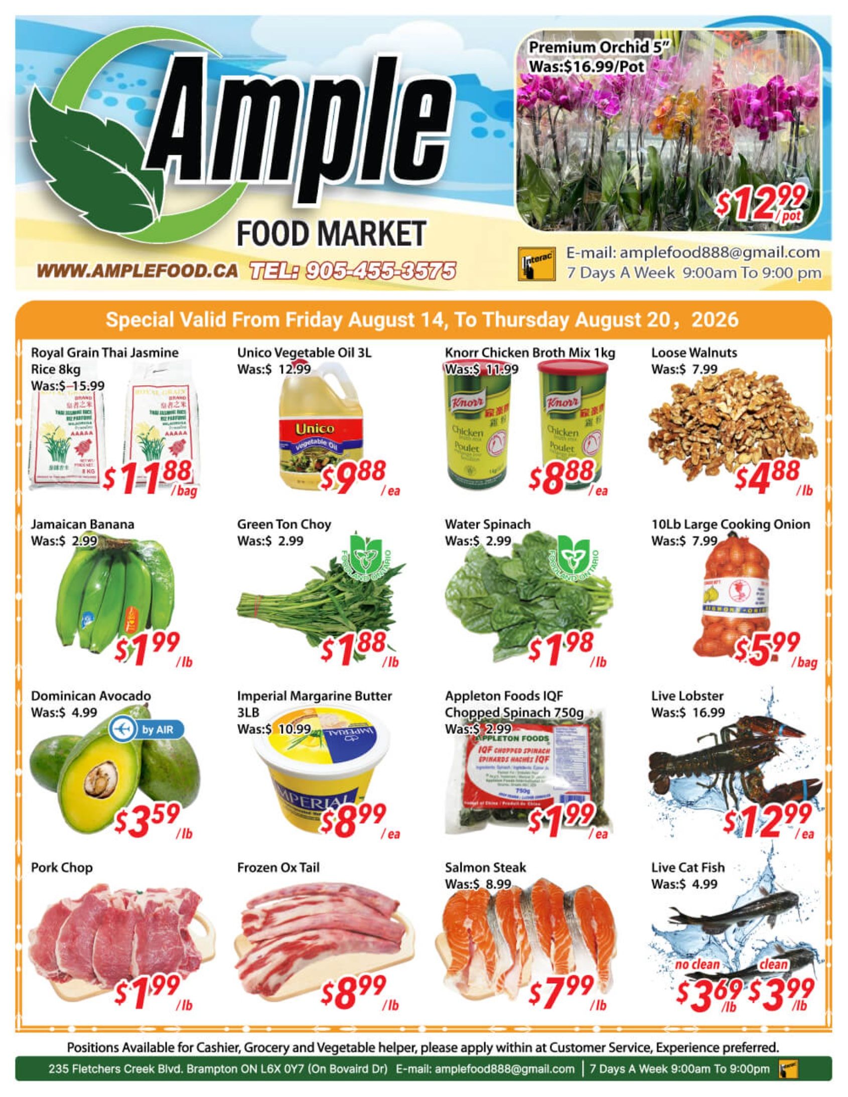 Ample Food Market (Brampton) Flyer August 14 to 20