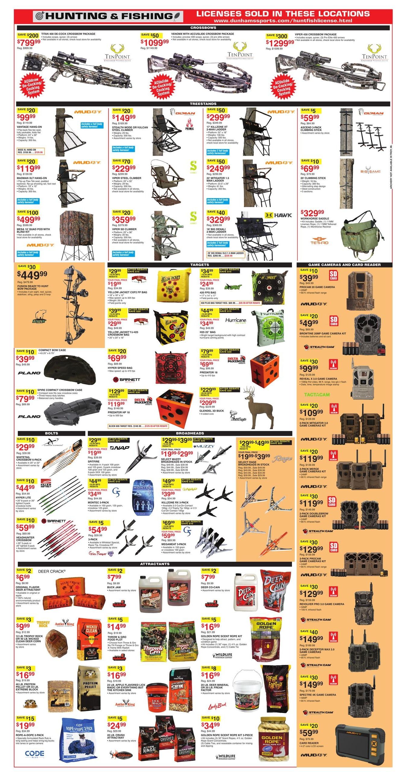 Dunham's Sports (MI) Weekly Ad August 15 - 20, 2026