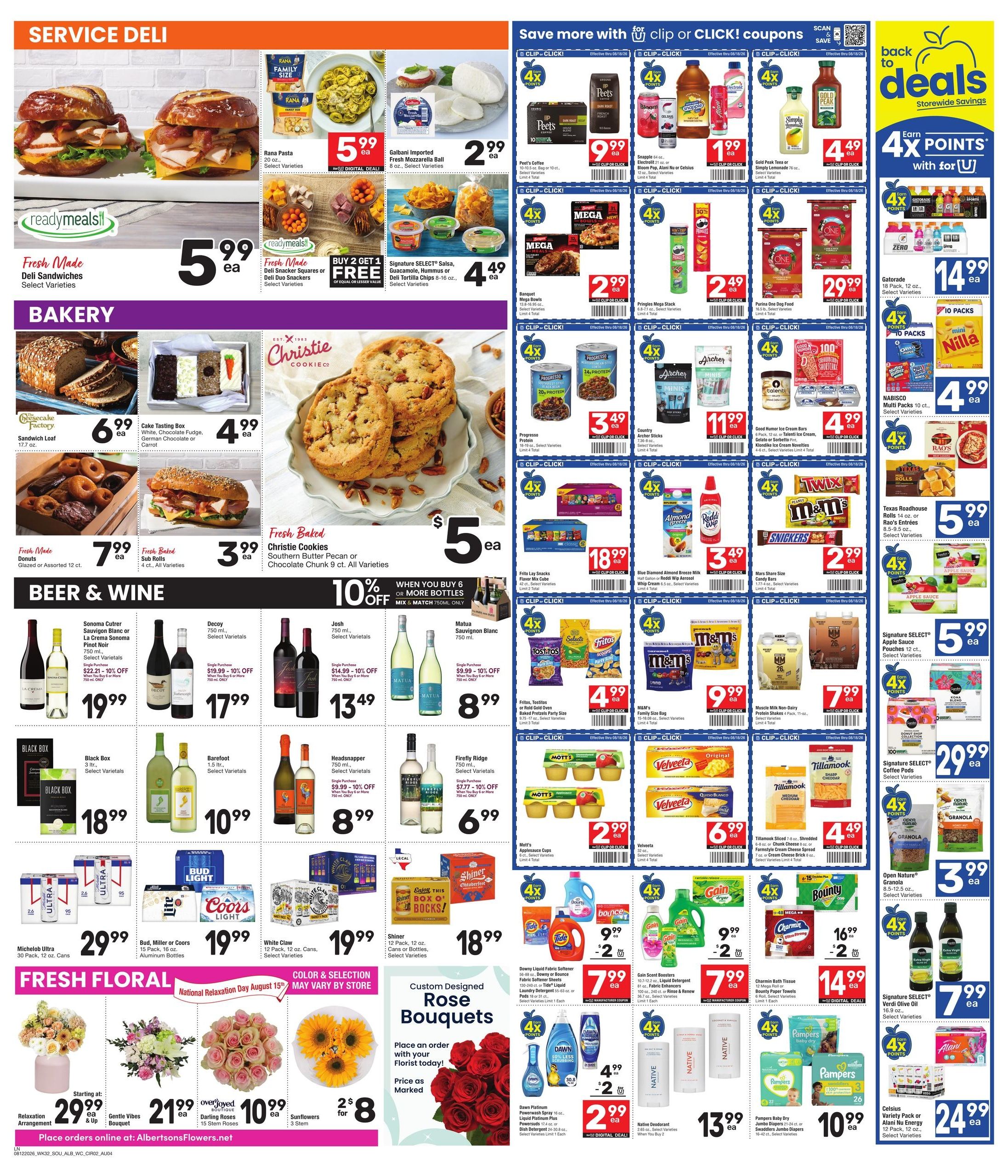 Albertsons (Winona–New London Area, TX) Weekly Ad August 12 - 18, 2026