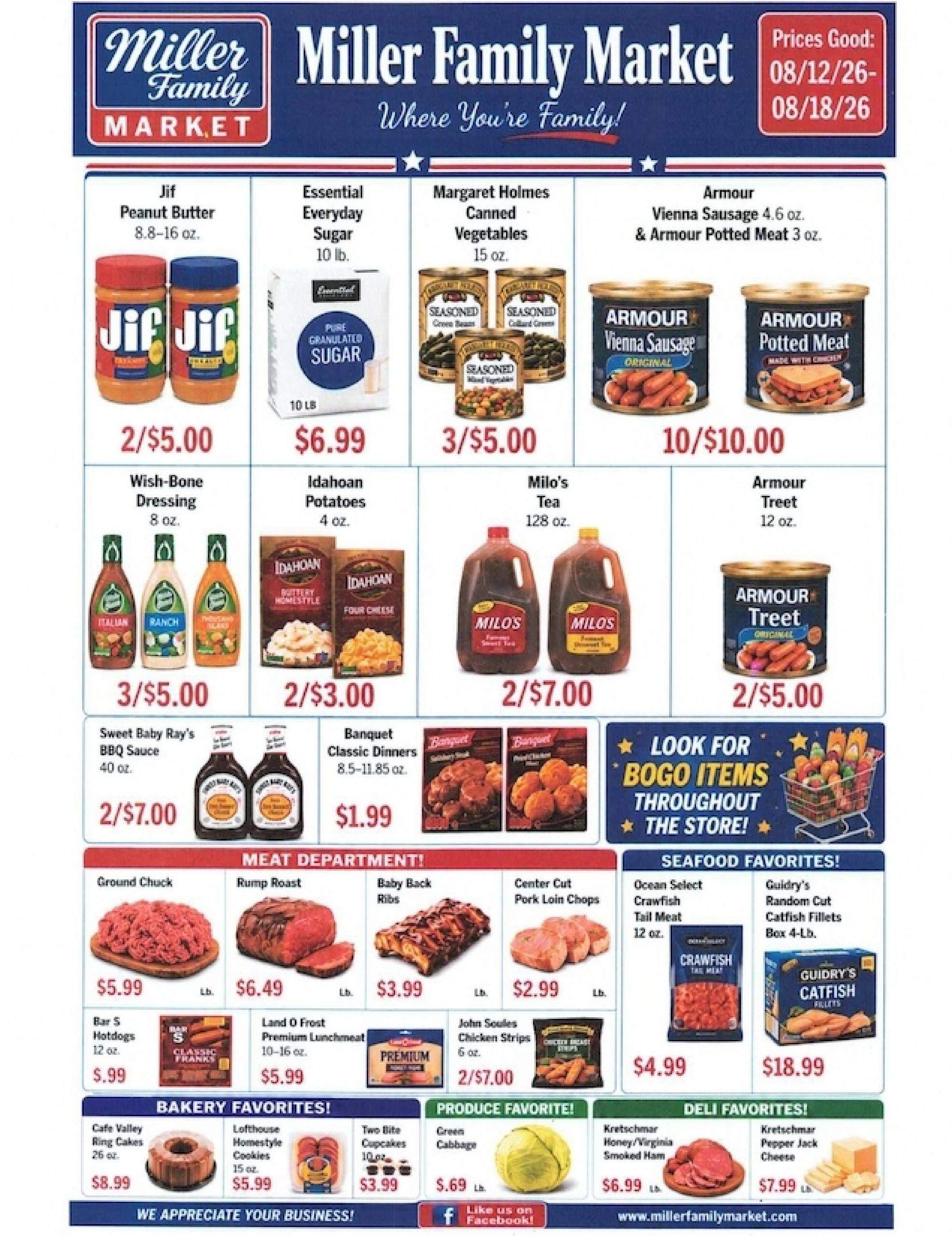 Sunflower Food Store (Shoppers Value Foods) Weekly Ad August 12 - 18, 2026
