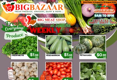 Big Bazaar Canada Flyer August 14 to 20