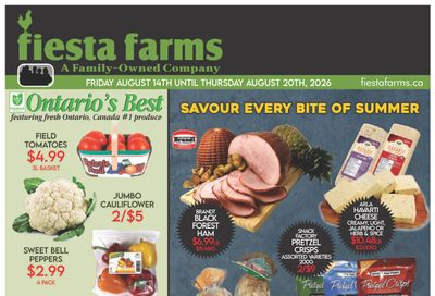 Fiesta Farms Flyer August 14 to 20