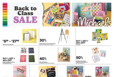 Michael's Flyer August 14 to 20