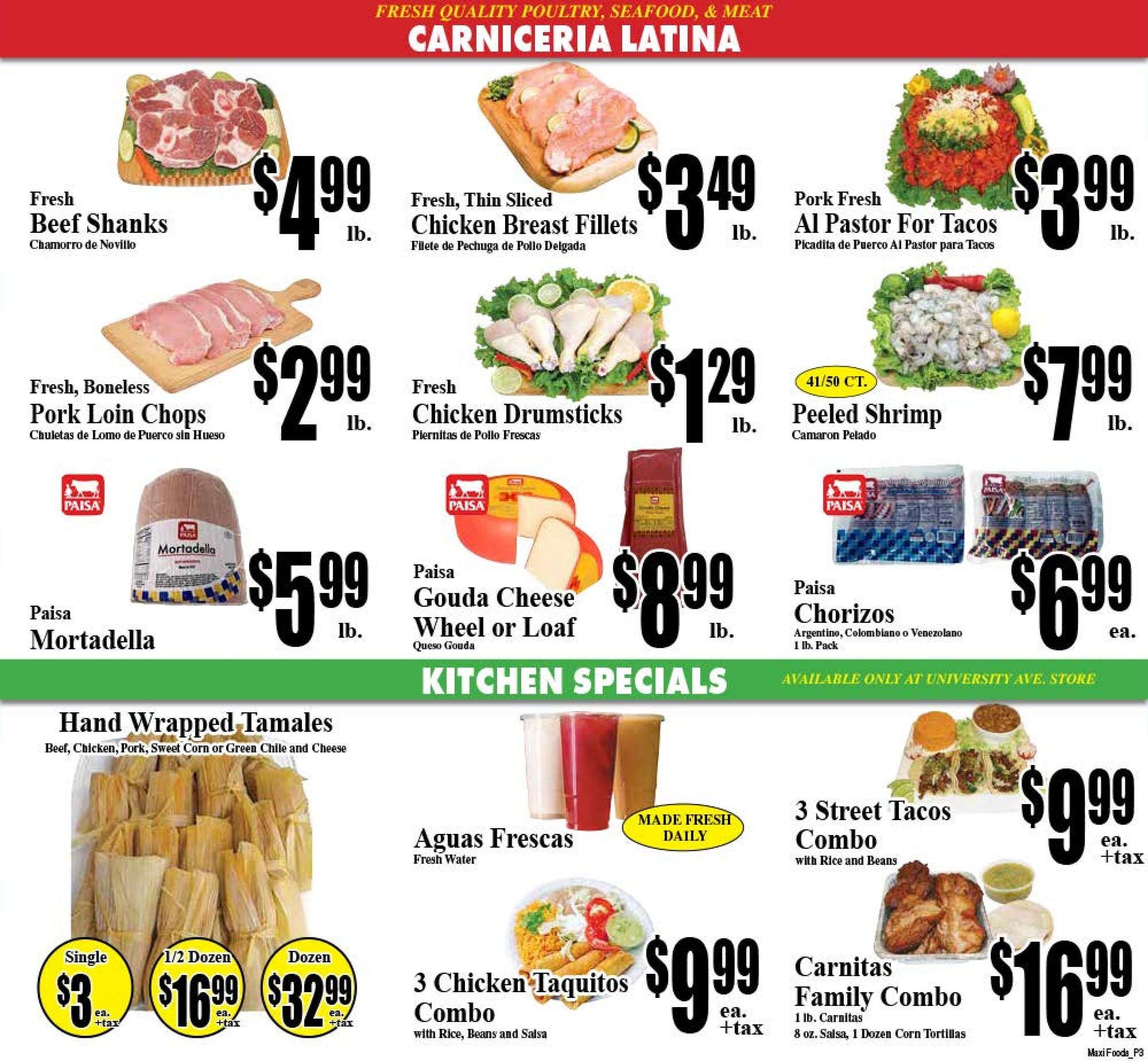 Maxi Foods Markets Weekly Ad August 12 - 18, 2026