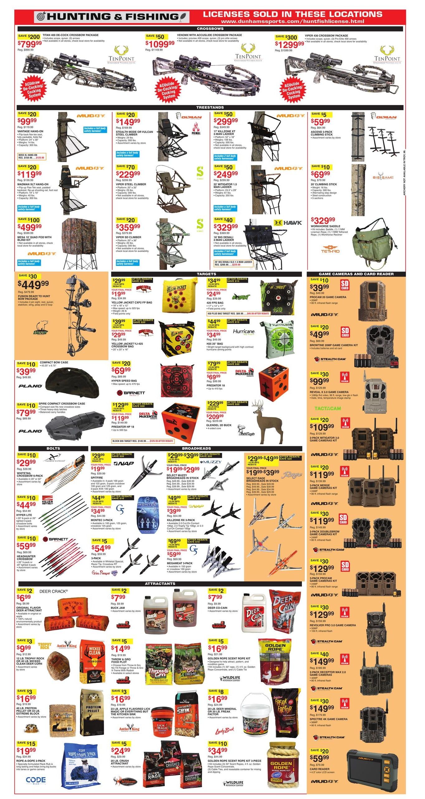 Dunham's Sports (Berrien Springs-Saint Joseph Area, MI) Weekly Ad August 15 - 20, 2026