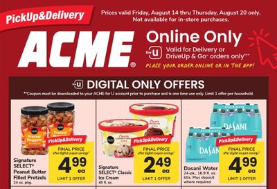 Acme Markets (Philadelphia Area, PA) Bonus Online Savings Weekly Ad August 14 - 20, 2026