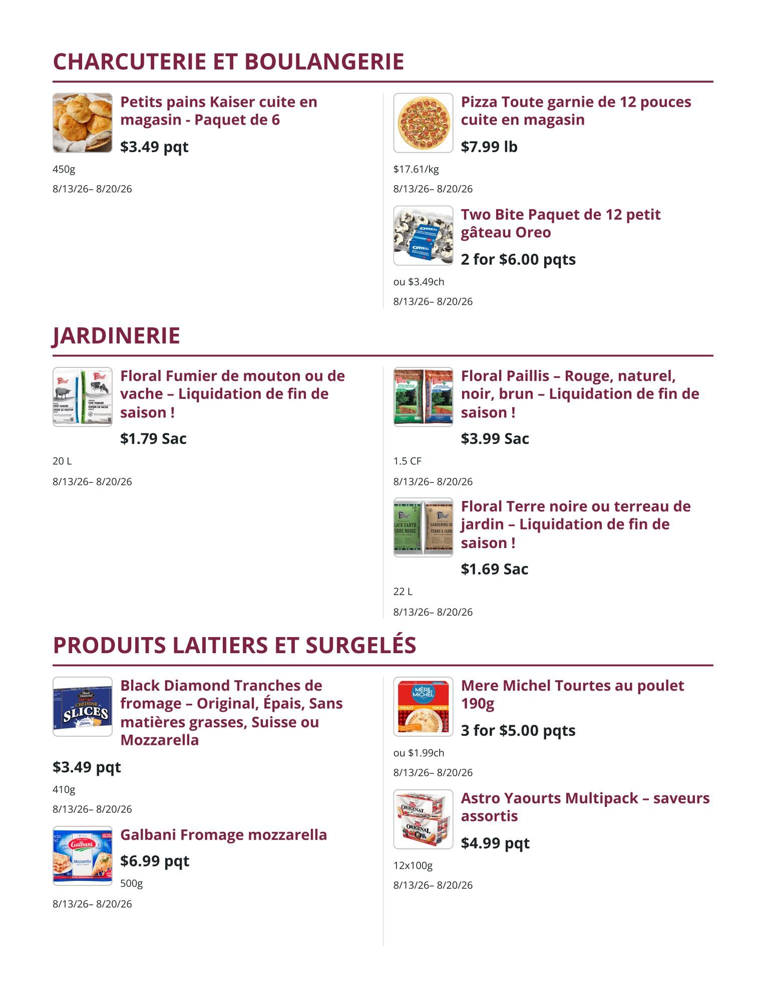 Mike Dean Local Grocer Flyer August 13 to 19