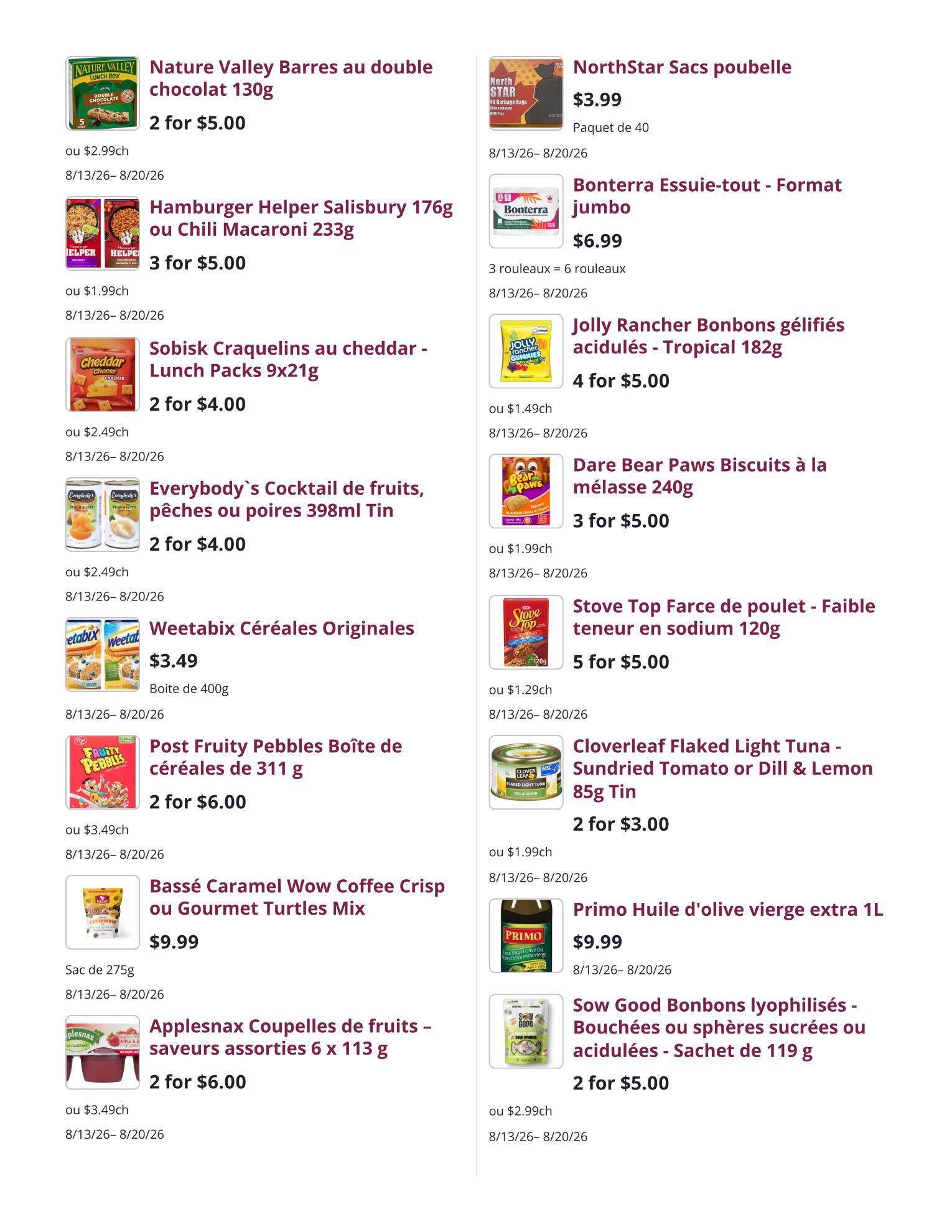 Mike Dean Local Grocer Flyer August 13 to 19
