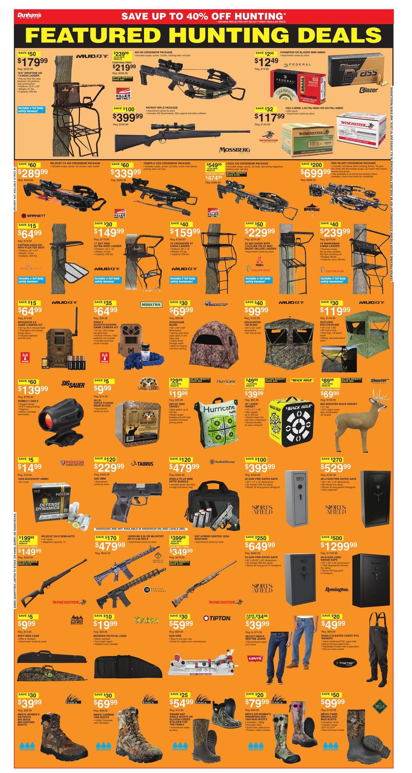 Dunham's Sports (Kearney Area, NE) Weekly Ad August 15 - 20, 2026
