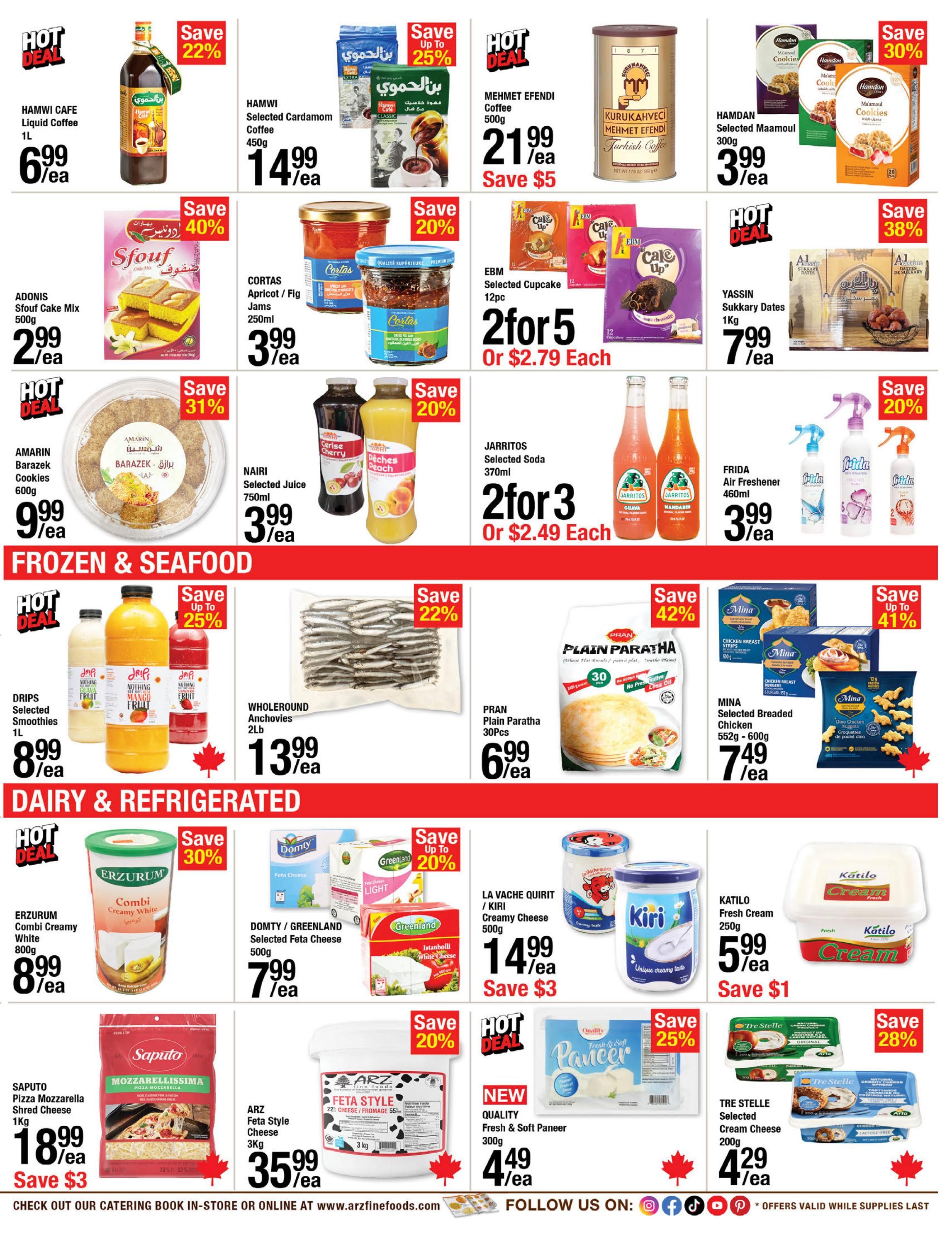 Arz Fine Foods Flyer August 14 to 20