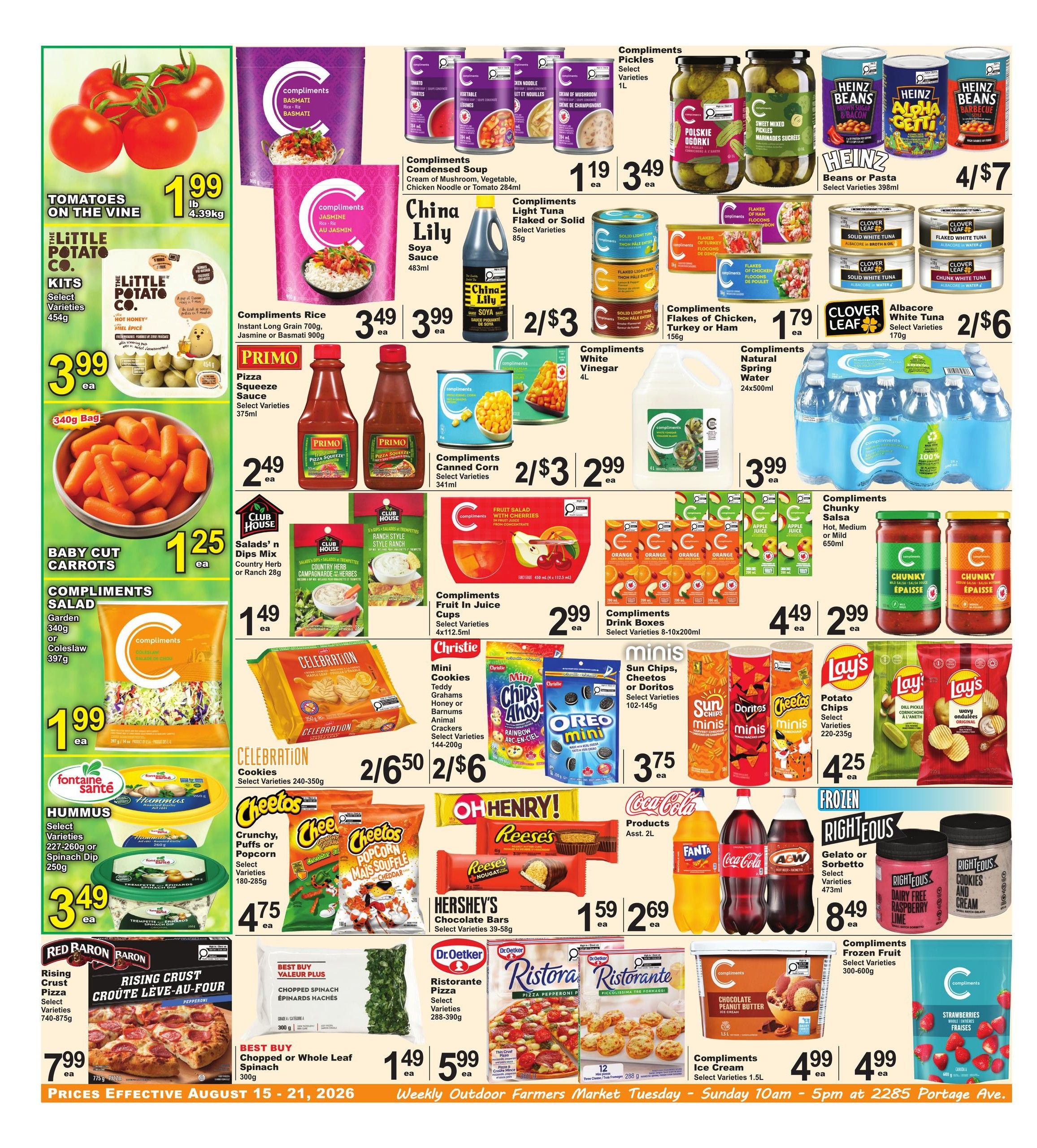 Food Fare Flyer August 15 to 21